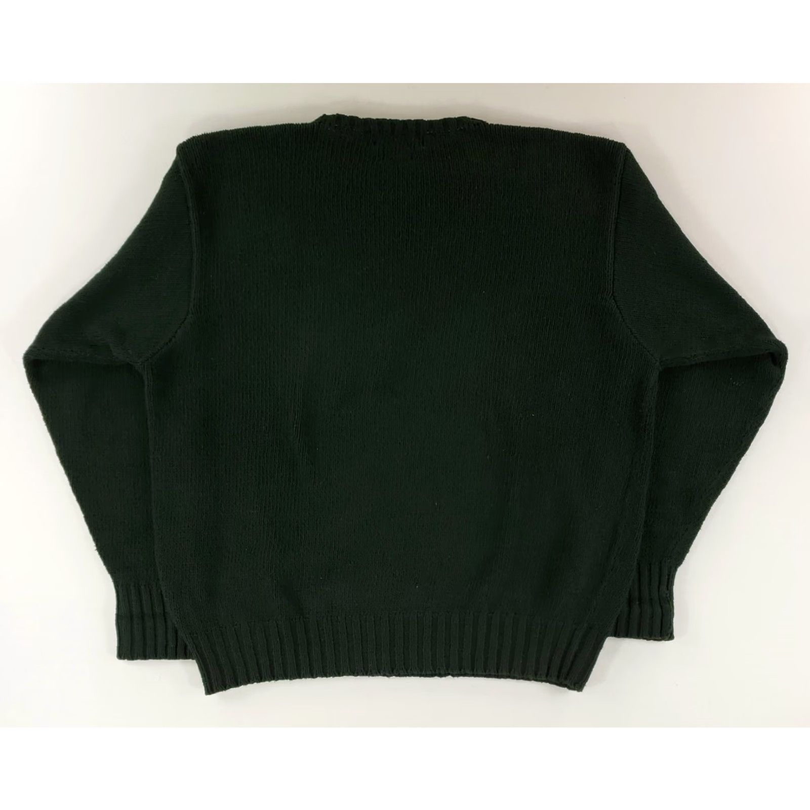 Polo Ralph Lauren VINTAGE Polo Ralph Lauren Sweater Fishermans Crew Neck Green Long Sleeve Mens XXL Crew Neck Pullover Men 2XL Size US XXL / EU 58 / 5 - 5 Thumbnail