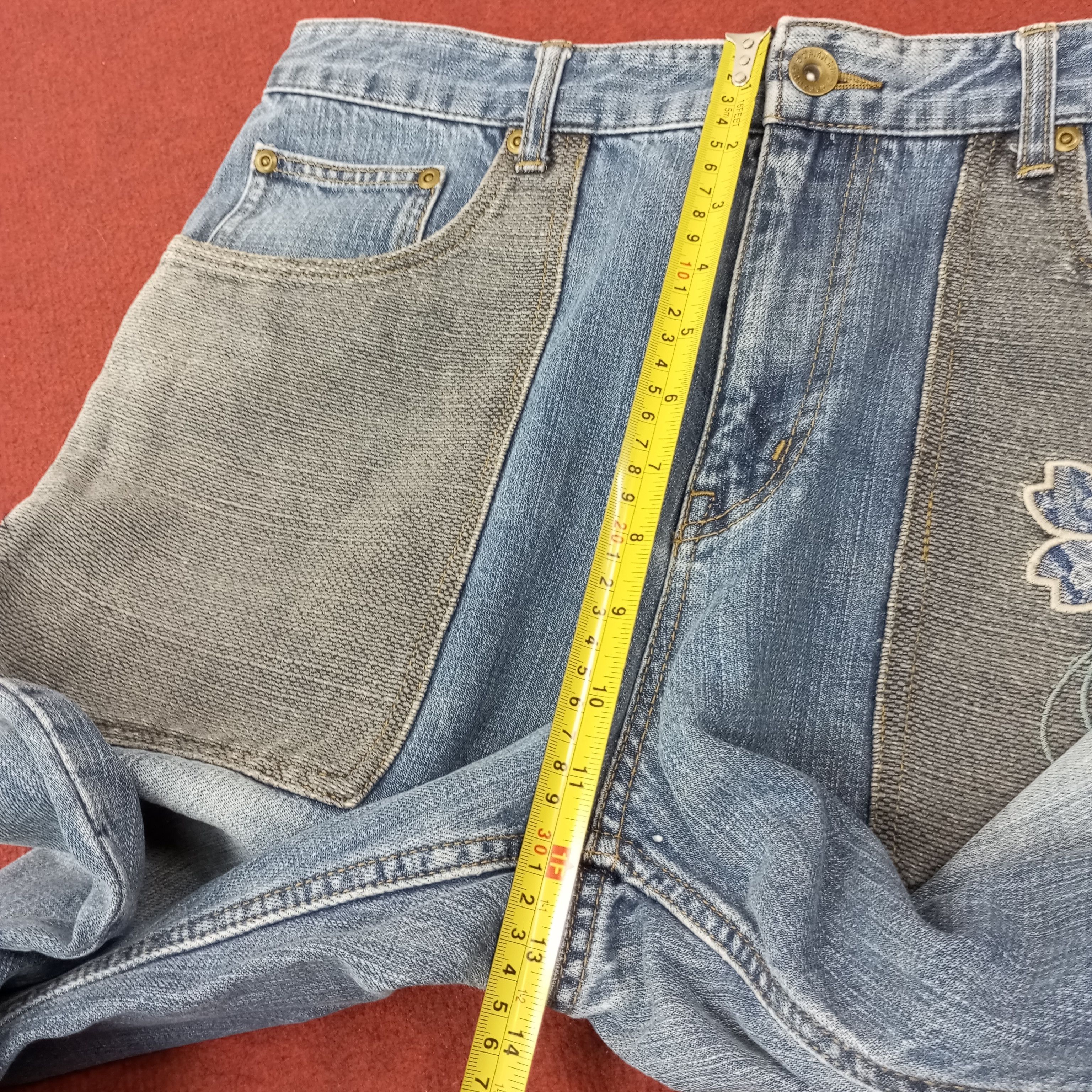 Vintage Karakuri Tamashi Japanese Brand Fashion Style Jeans c252n29 Size US 33 - 6 Thumbnail