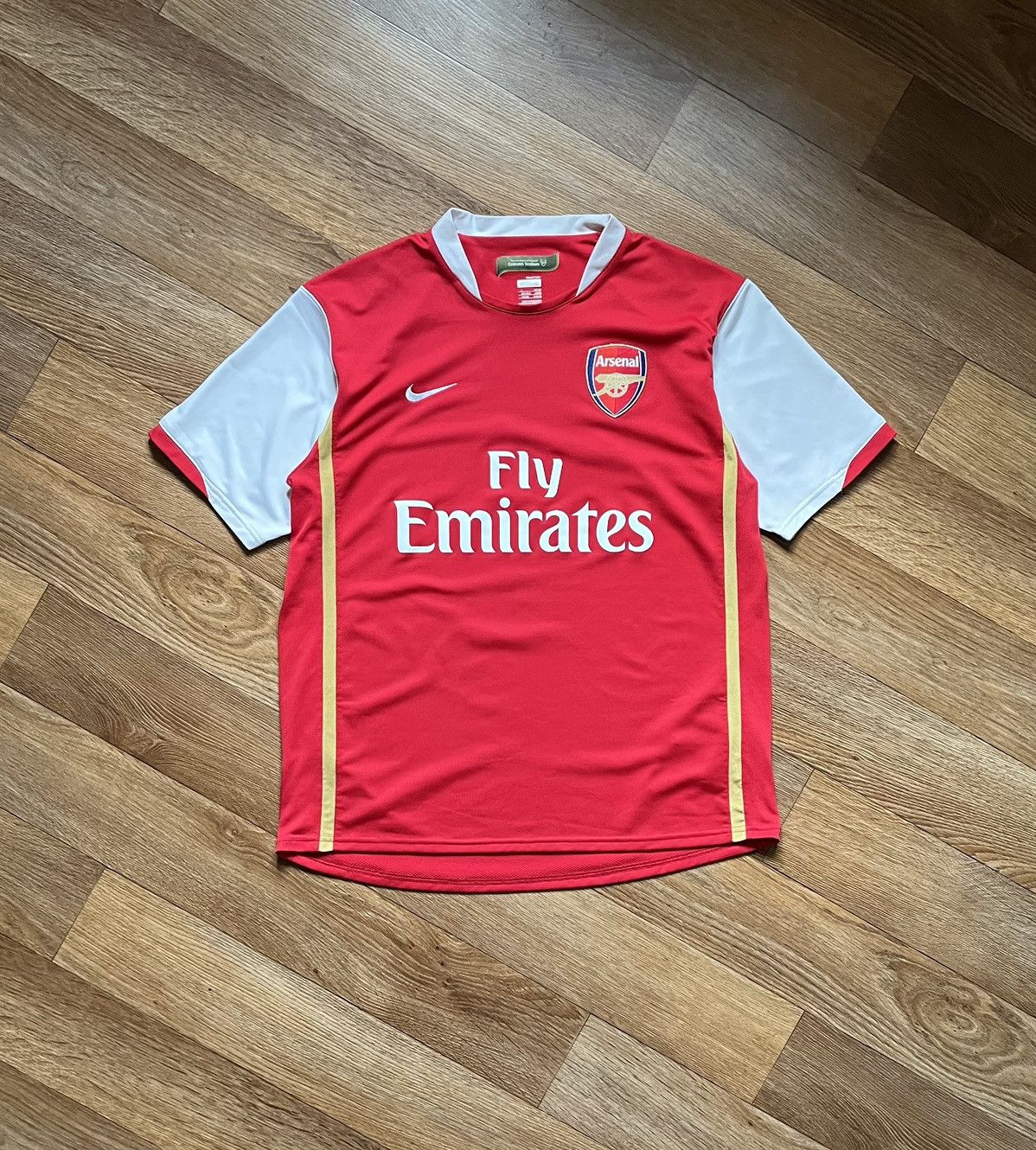 Nike Vintage Arsenal 07/07 Wells #1 T Shirt Football Jersey Size US L / EU 52-54 / 3 - 1 Thumbnail