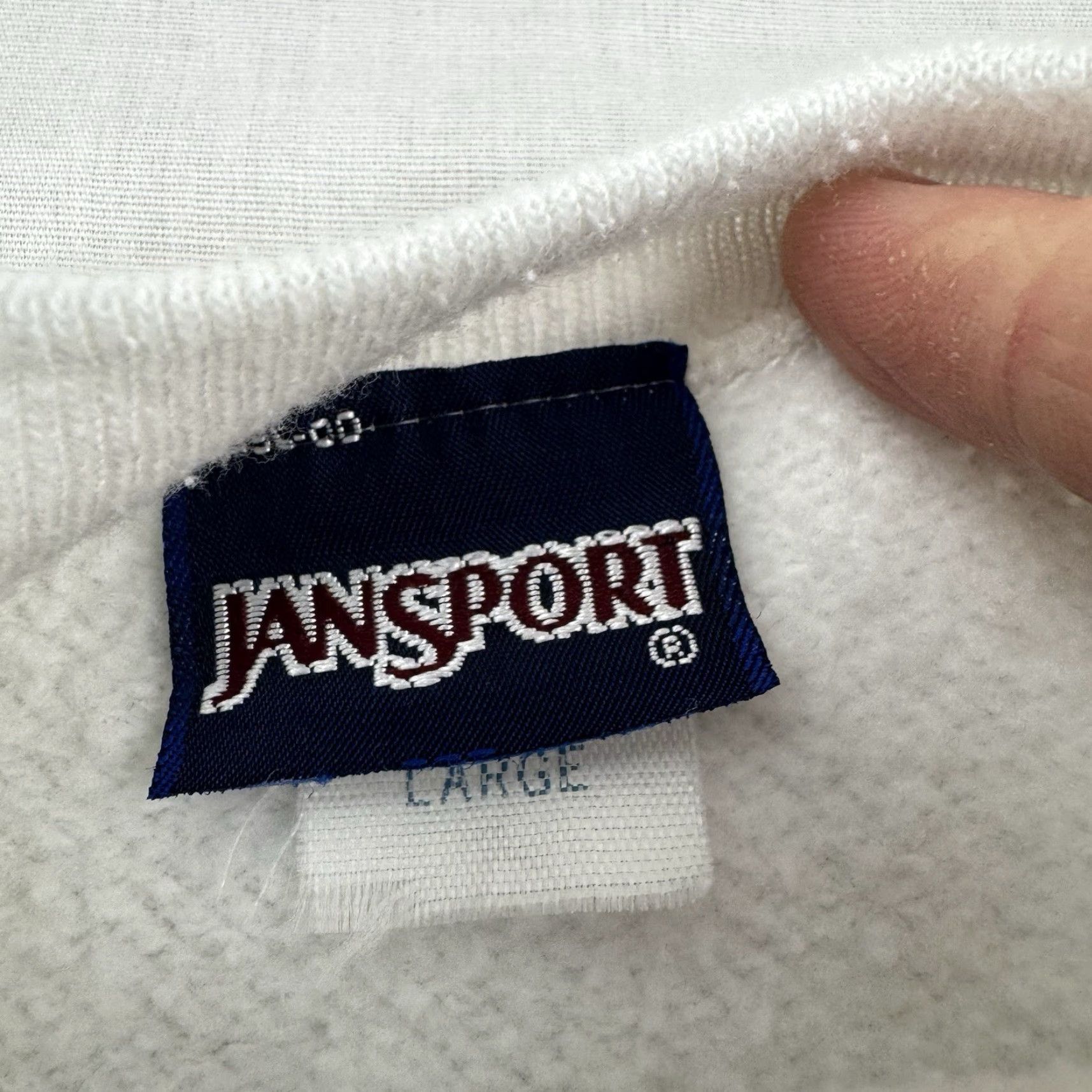 Jansport VINTAGE Franklin & Marshall College Sweatshirt Adult M White 80s USA Mom Mens Size US M / EU 48-50 / 2 - 5 Thumbnail
