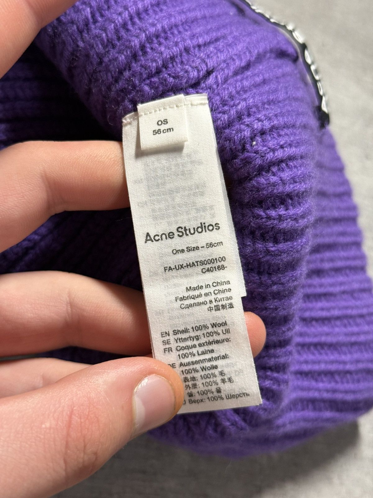 Acne Studios Hat Acne Studios Beanie Size ONE SIZE - 4 Thumbnail
