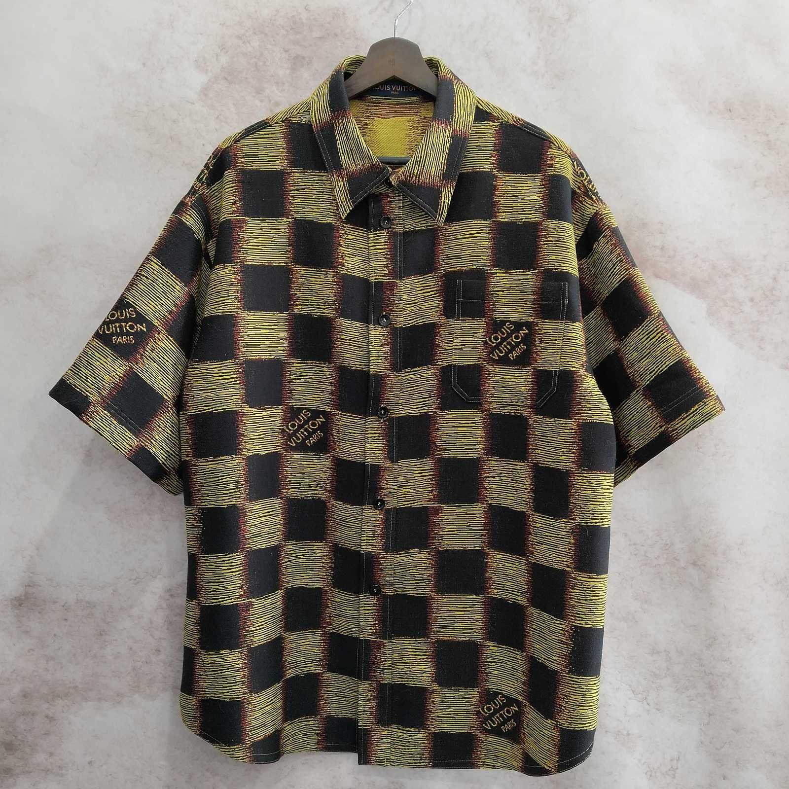 Louis Vuitton Louis Vuitton Damier Check Short Sleeve Shirt Size S Size US S / EU 44-46 / 1 - 1 Thumbnail