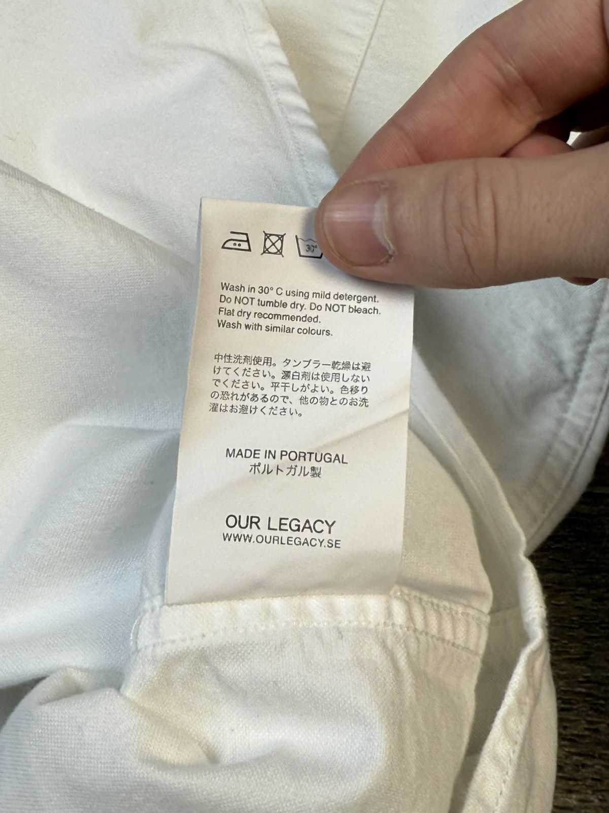 Our Legacy Our Legacy Oxford Buttons Up White Shirt Size US M / EU 48-50 / 2 - 16 Thumbnail