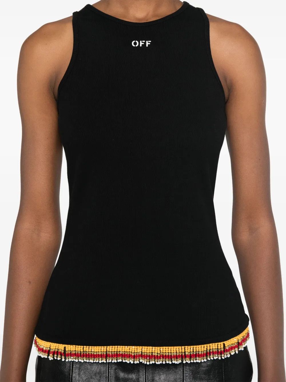Off-White o1y1225 Logo Tank Top in Black Size M / US 6-8 / IT 42-44 - 2 Thumbnail