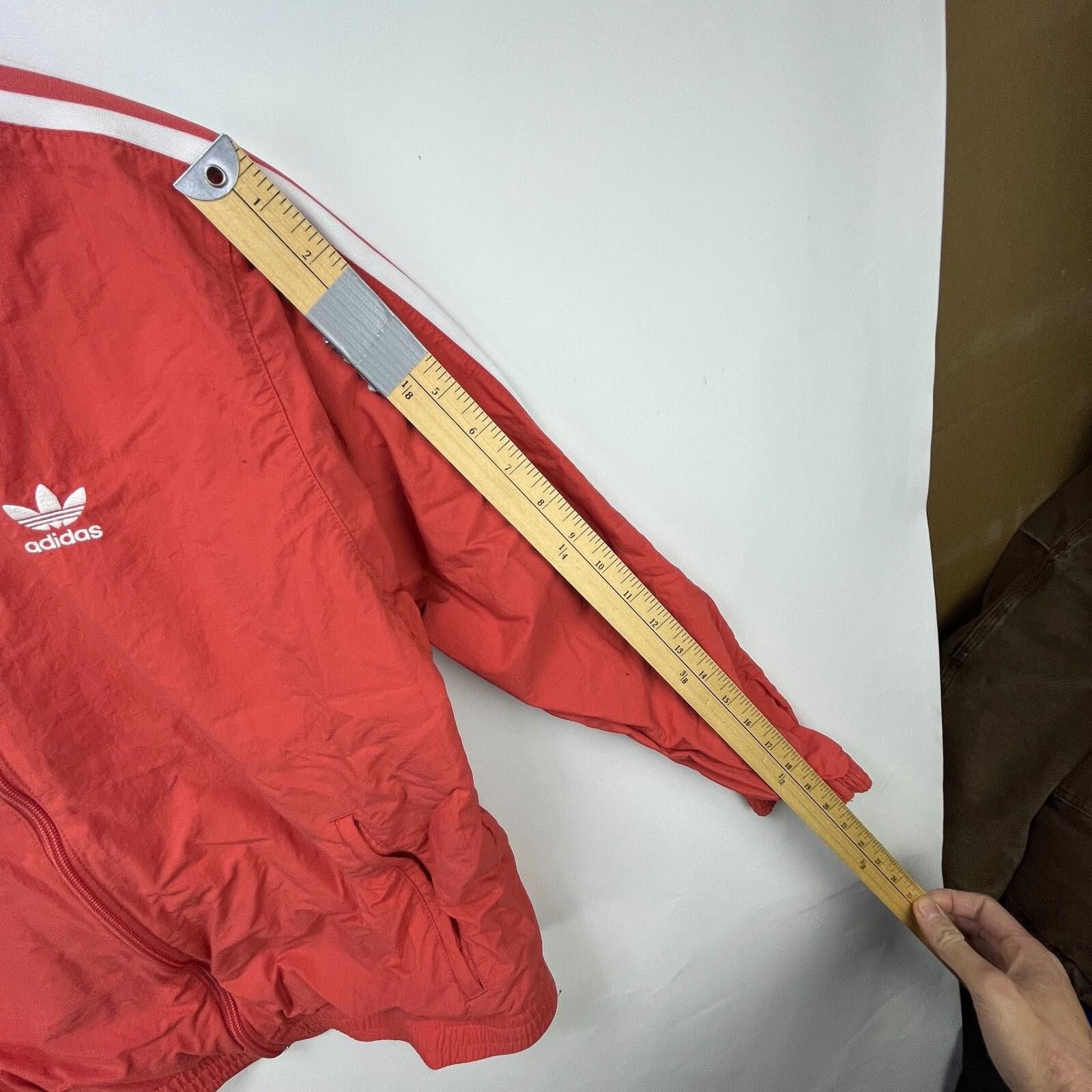 Adidas Adidas Trefoil Zip-Up Windbreaker Jacket Womens Small pink Size S / US 4 / IT 40 - 9 Thumbnail