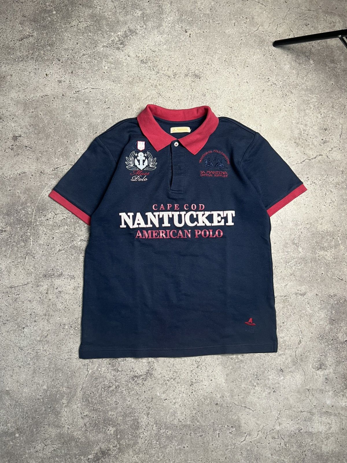 La Martina Vintage 90's la martina polo shirt Ralph lauren Thailand Size US S / EU 44-46 / 1 - 1 Thumbnail