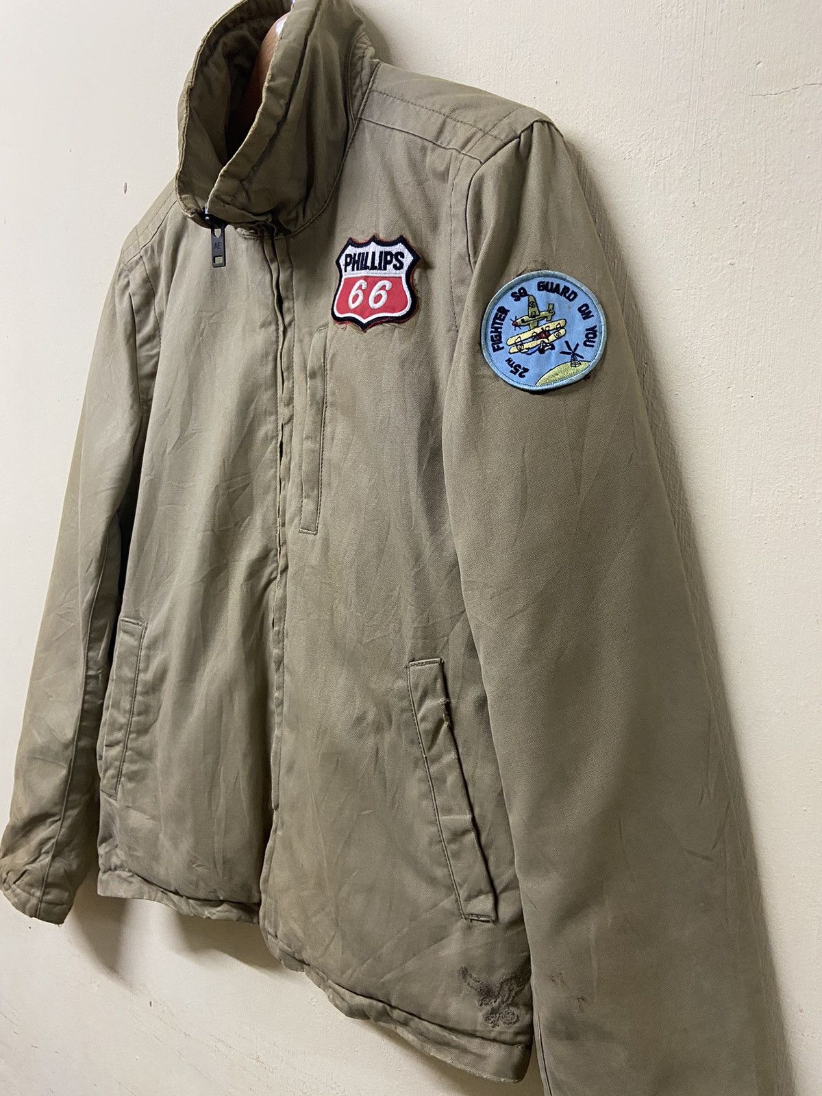American Eagle Outfitters Vintage America Eagle Fighter Sq Guard Jacket Size US S / EU 44-46 / 1 - 3 Thumbnail
