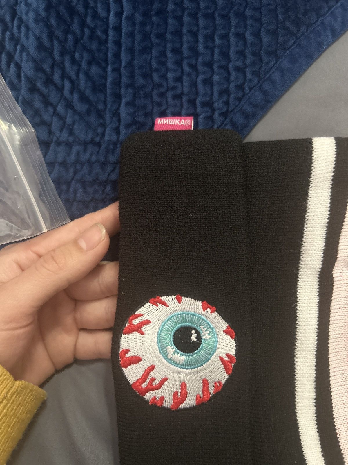 Mishka Mishka Eyeball Pom Beanie Size ONE SIZE - 3 Thumbnail