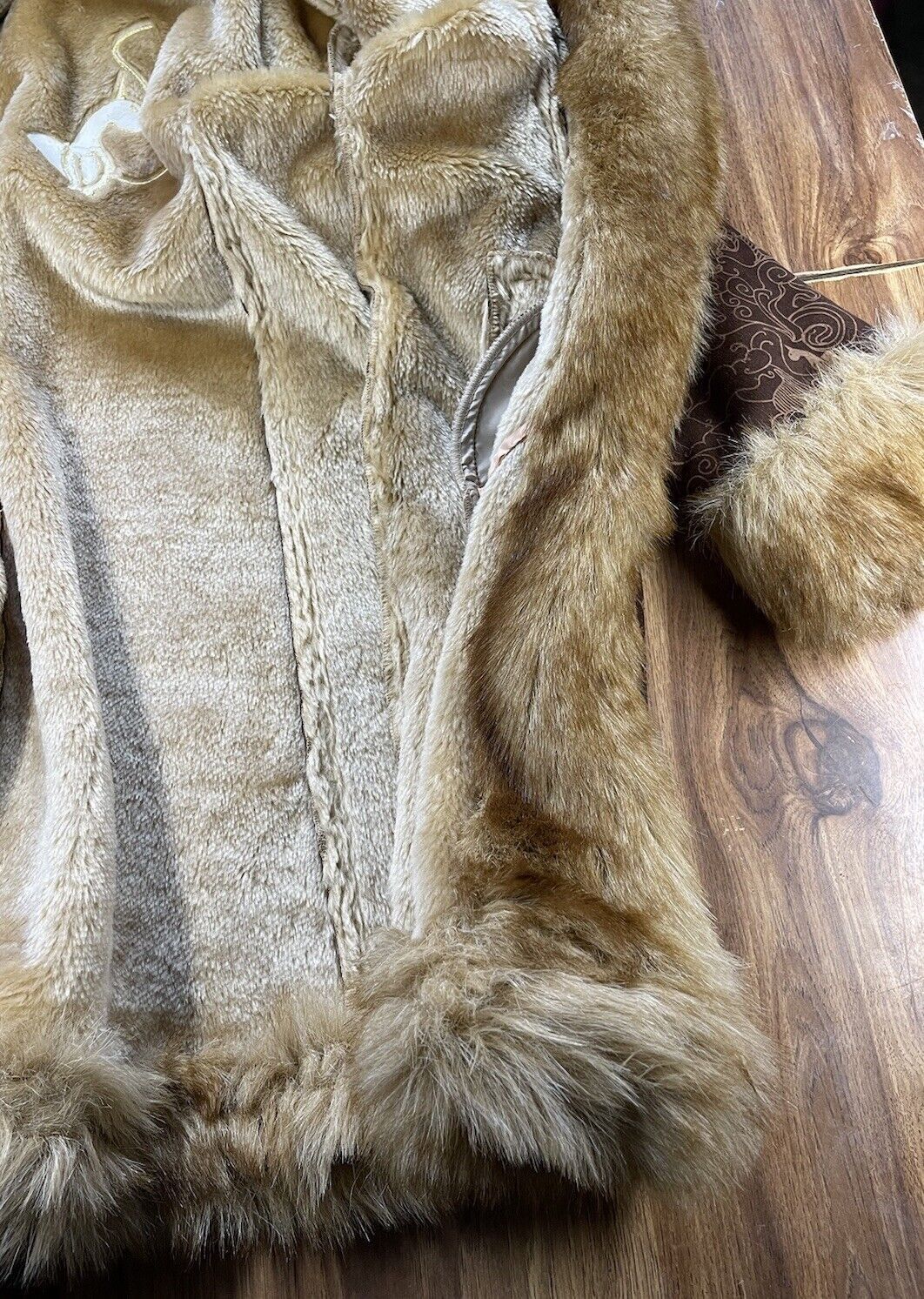 Phat Farm Baby Phat Brown Faux Fur Women’s Vtg Coat - Size Large Size L / US 10 / IT 46 - 18 Thumbnail