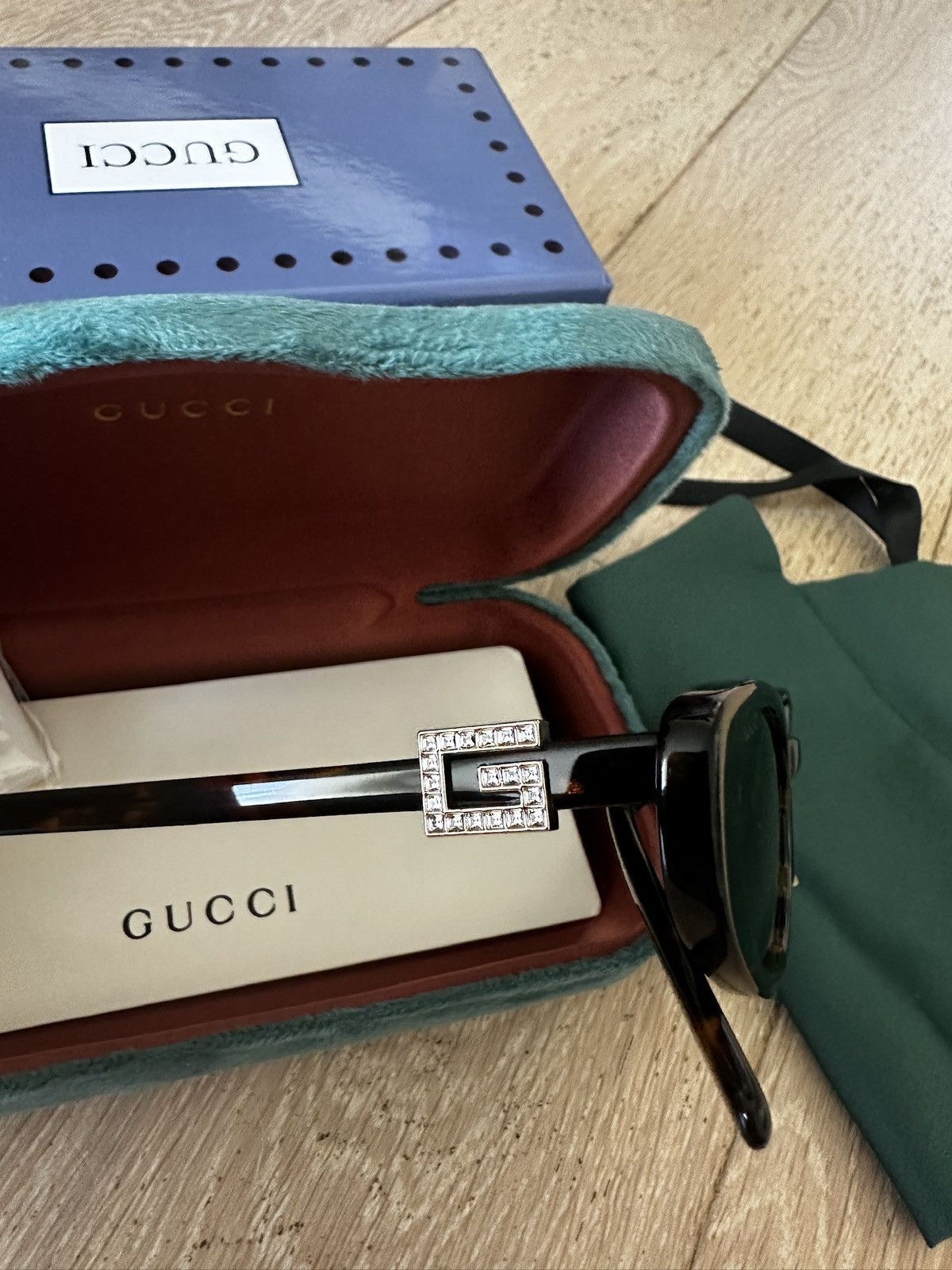 Gucci Vintage style oval sunglasses Size ONE SIZE - 3 Thumbnail