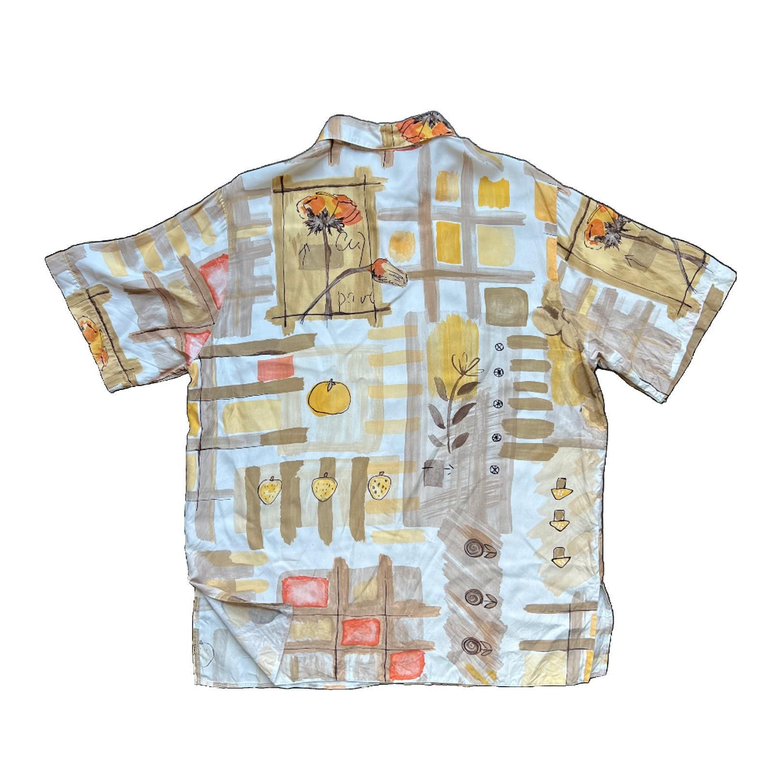Other 90s Garden-core Patterned Button Up Size XL / US 12-14 / IT 48-50 - 2 Thumbnail