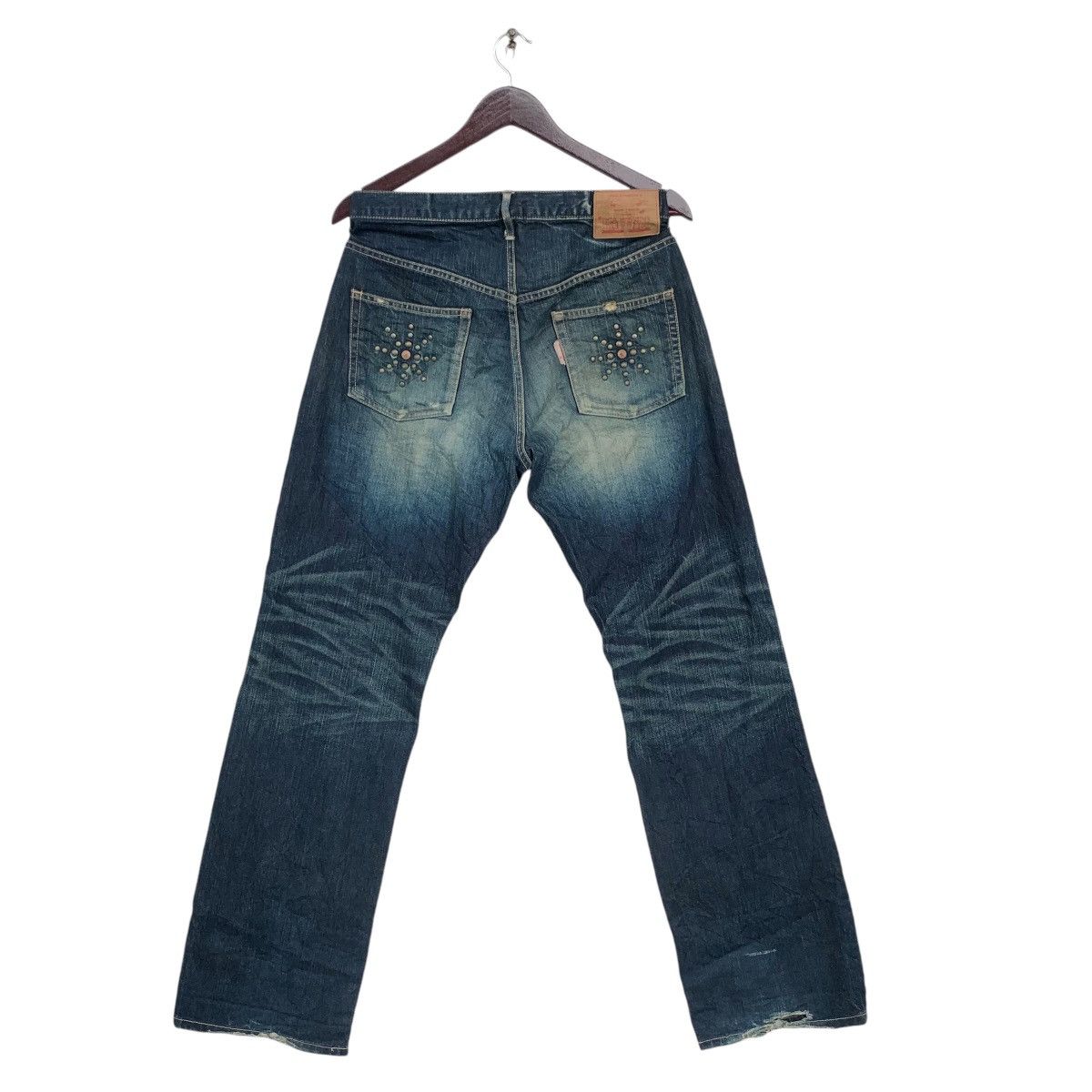 Japanese Brand REHACER Distressed Designed Jeans Size US 32 / EU 48 - 1 Thumbnail