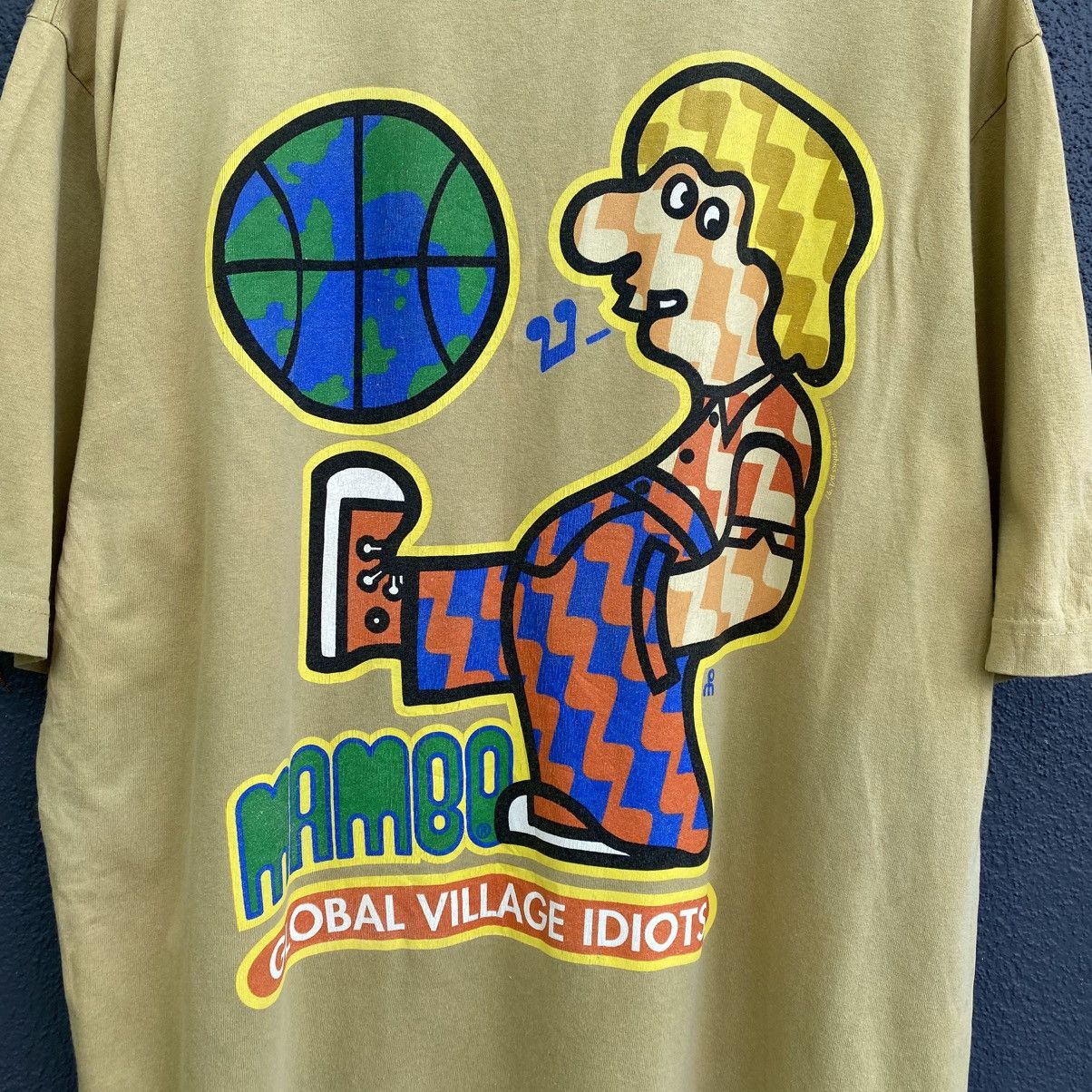 Mambo × Vintage VINTAGE 90s MAMBO SPELLOUT SURF STYLE TSHIRT Size US M / EU 48-50 / 2 - 2 Thumbnail