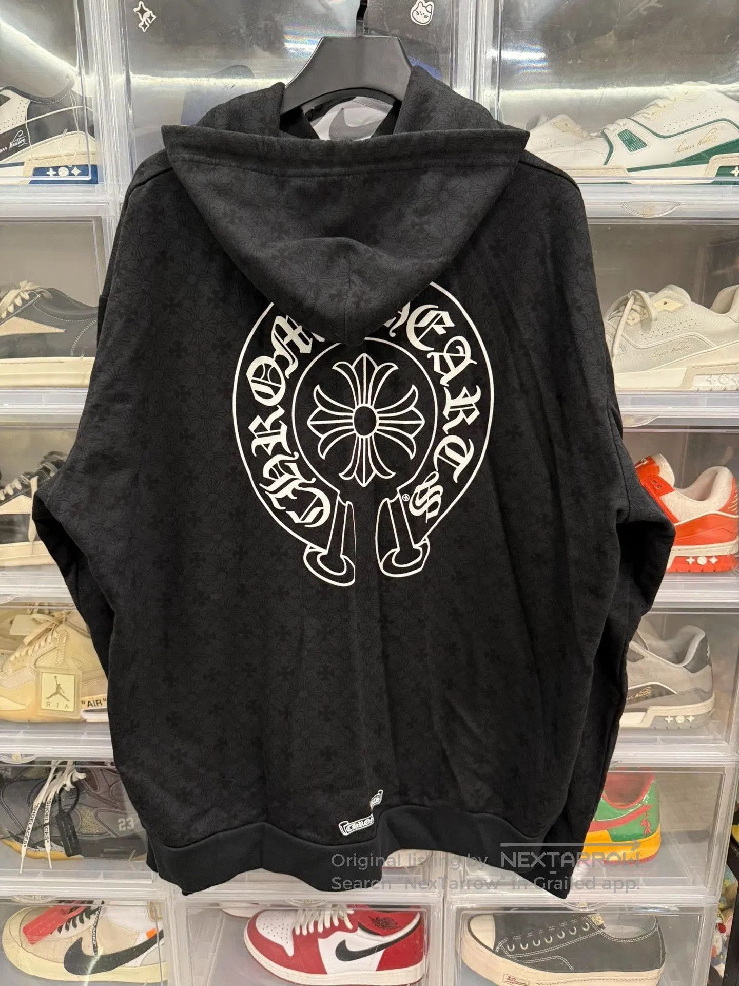 Chrome Hearts Chrome Hearts Sanskrit Horseshoe Black Hoodie XXL. Size US XXL / EU 58 / 5 - 3 Thumbnail