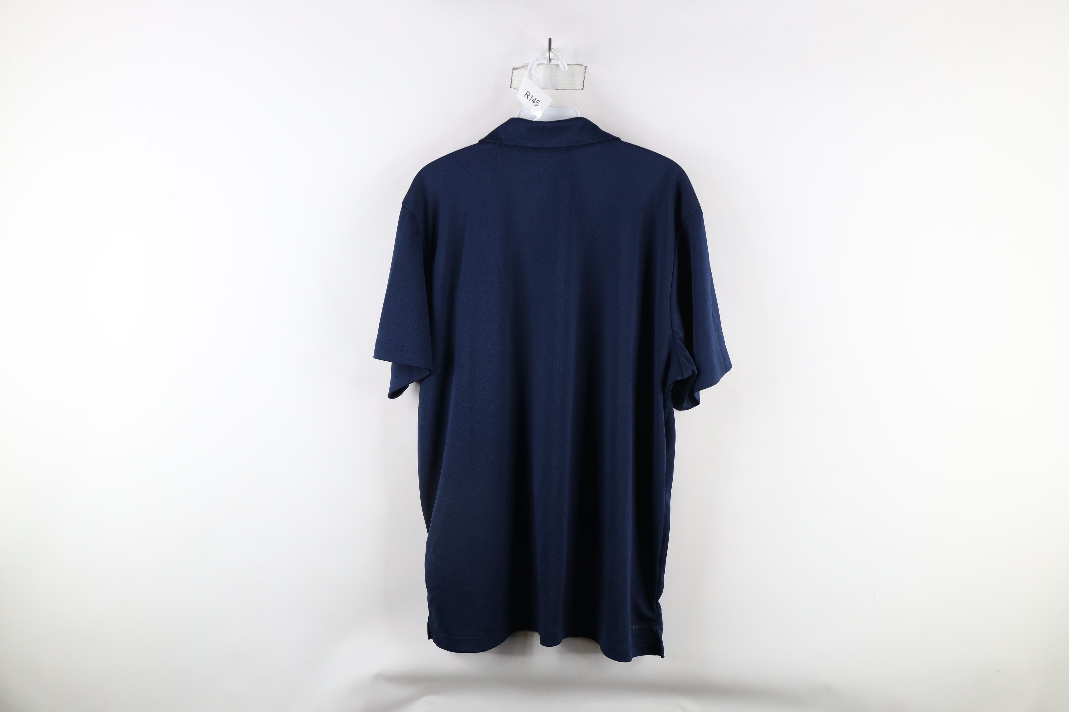Adidas × Vintage Adidas University of Akron Baseball Collared Polo Shirt Blue Size US XL / EU 56 / 4 - 12 Thumbnail