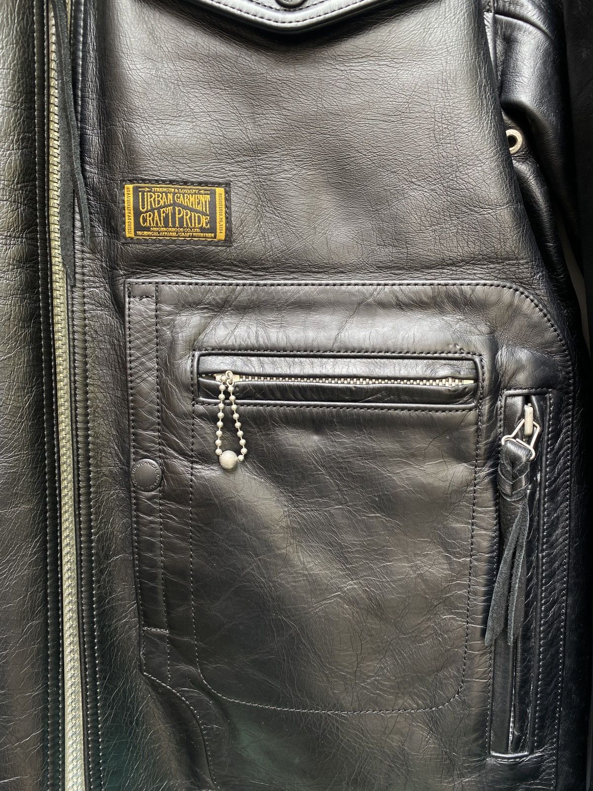 Neighborhood A/W 2010- Neighborhood- Biker Leather Jacket Size US L / EU 52-54 / 3 - 9 Thumbnail