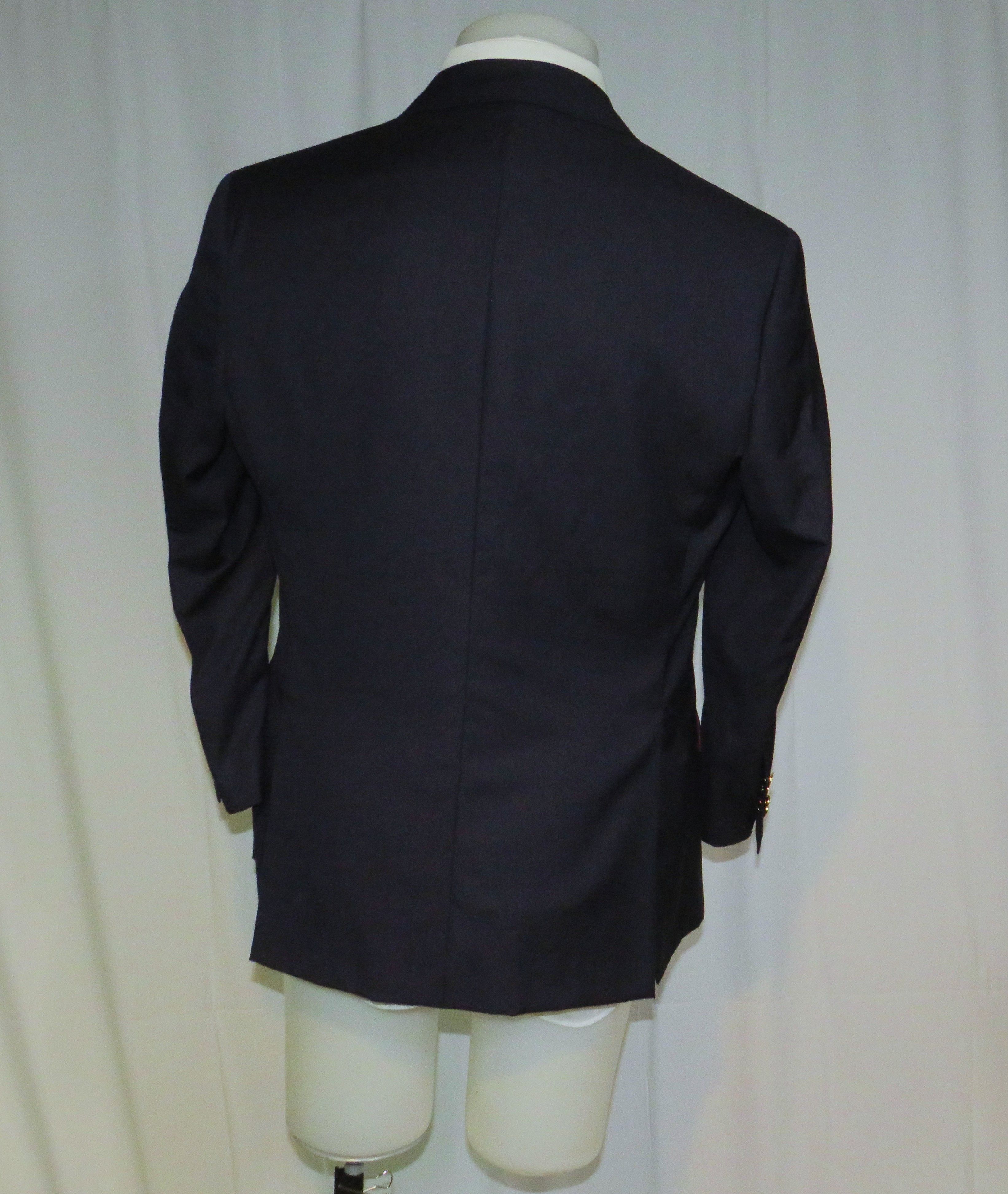 Other Alex Hitz Navy Gold Button Double Breasted Blazer 40S Size 40S - 11 Thumbnail