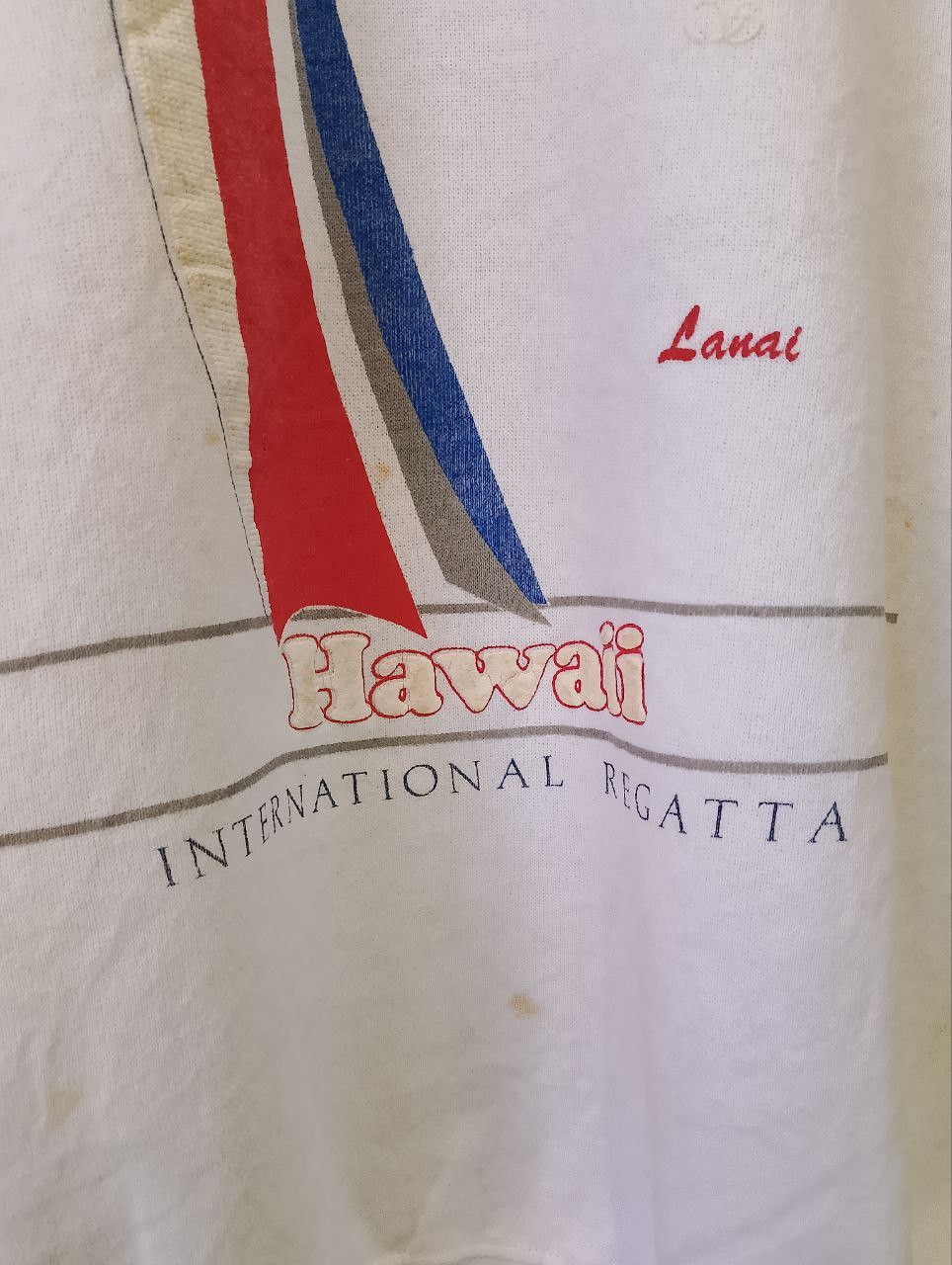 Vintage Vintage 80s HAWAII Lanai Compass International Regatta Size US XL / EU 56 / 4 - 5 Thumbnail