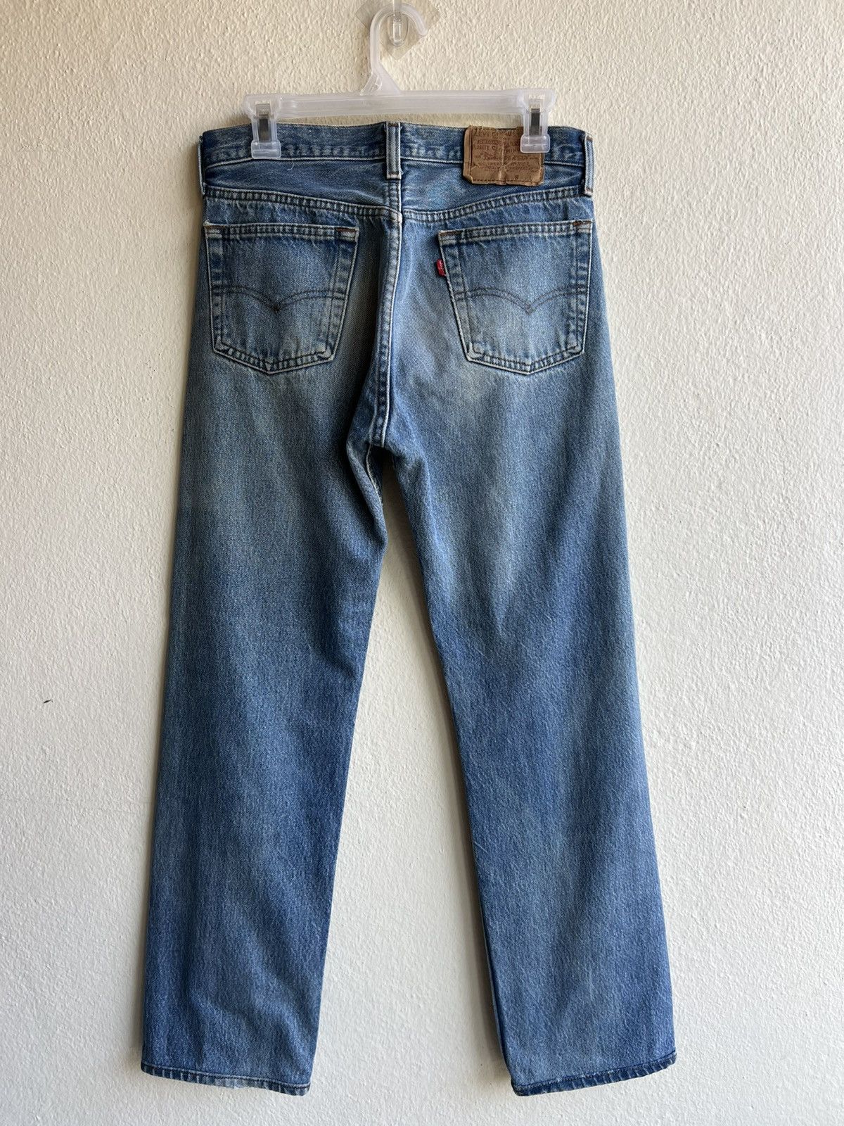 Levi's Vintage 80s Levi’s 501 Ripped Distressed Denim Jeans Size US 30 / EU 46 - 3 Thumbnail