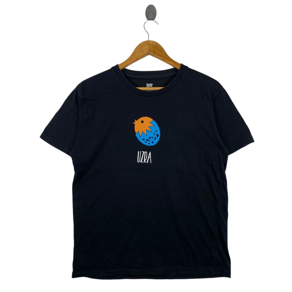 UZRASAURUS Ozrosaurus Japanese Band Uzra Print Black Shirt