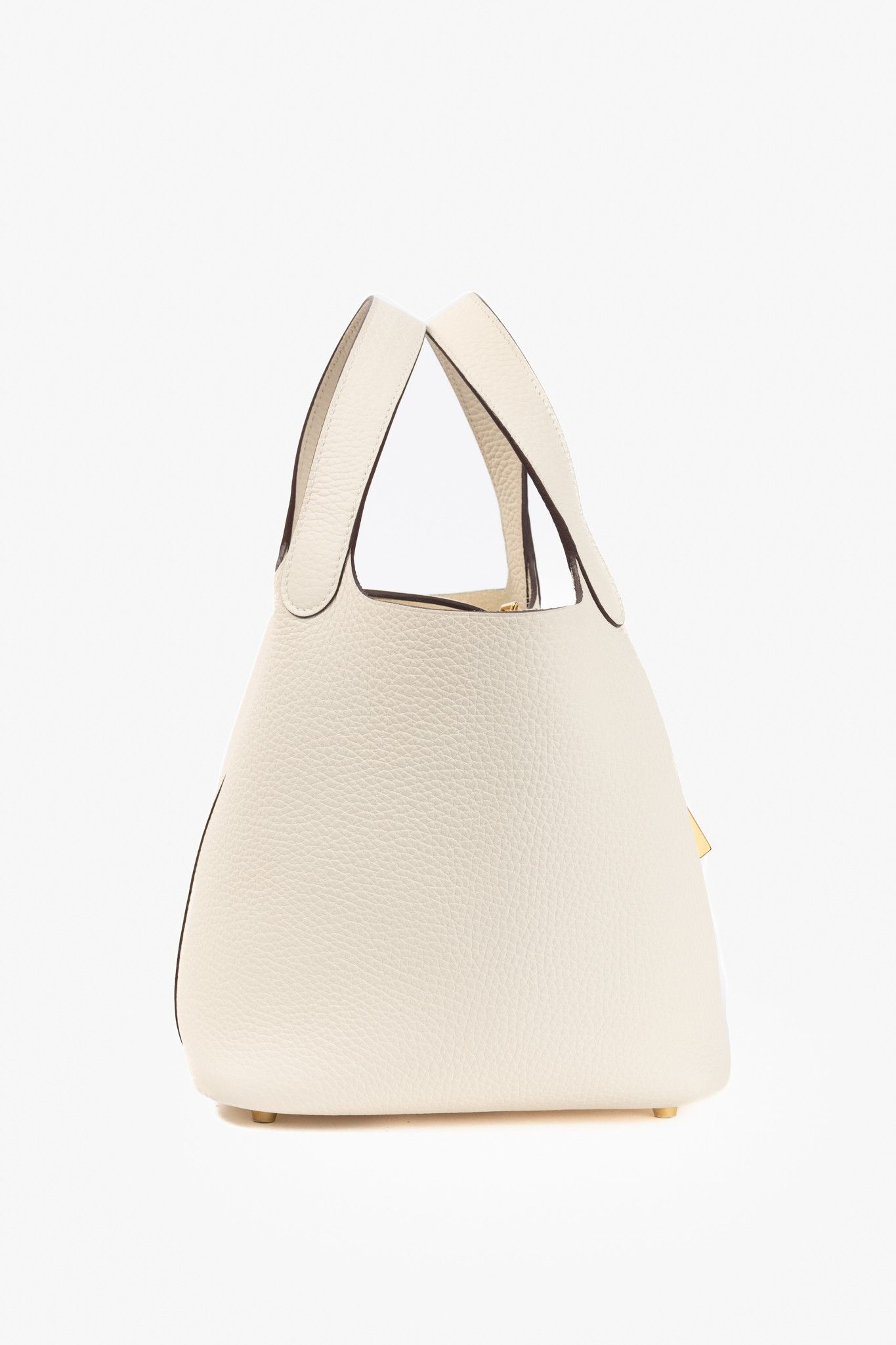 Hermes Hermes Picotin Lock 18 Beton Taurillon Clemence Leather Tote Size ONE SIZE - 3 Thumbnail