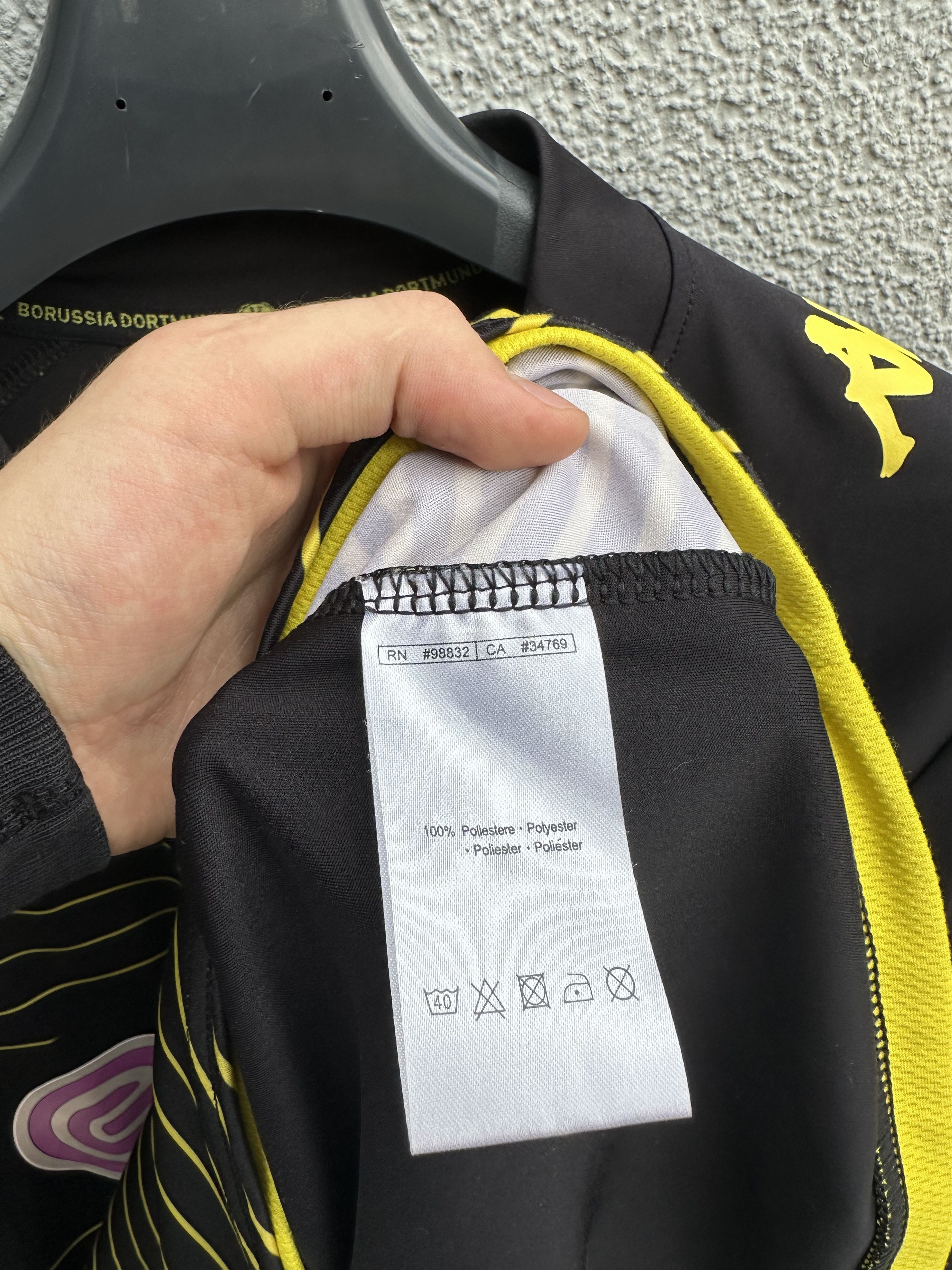 Kappa BORUSSIA DORTMUND 2009/10 AWAY JERSEY KAPPA Size US XXL / EU 58 / 5 - 7 Thumbnail