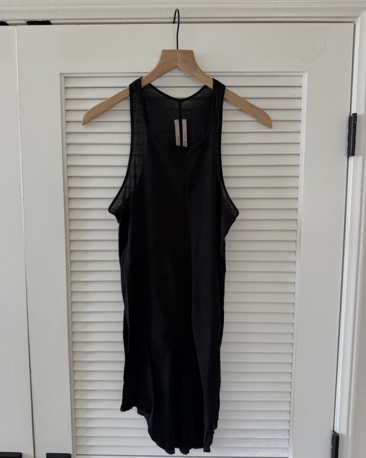 Rick Owens Black Fogachine Tank Top