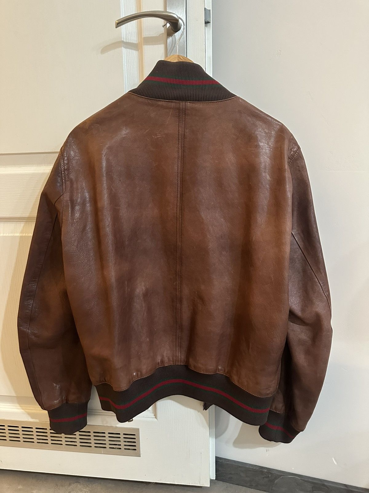 Gucci Gucci Leather Jacket Size US XXL / EU 58 / 5 - 2 Thumbnail