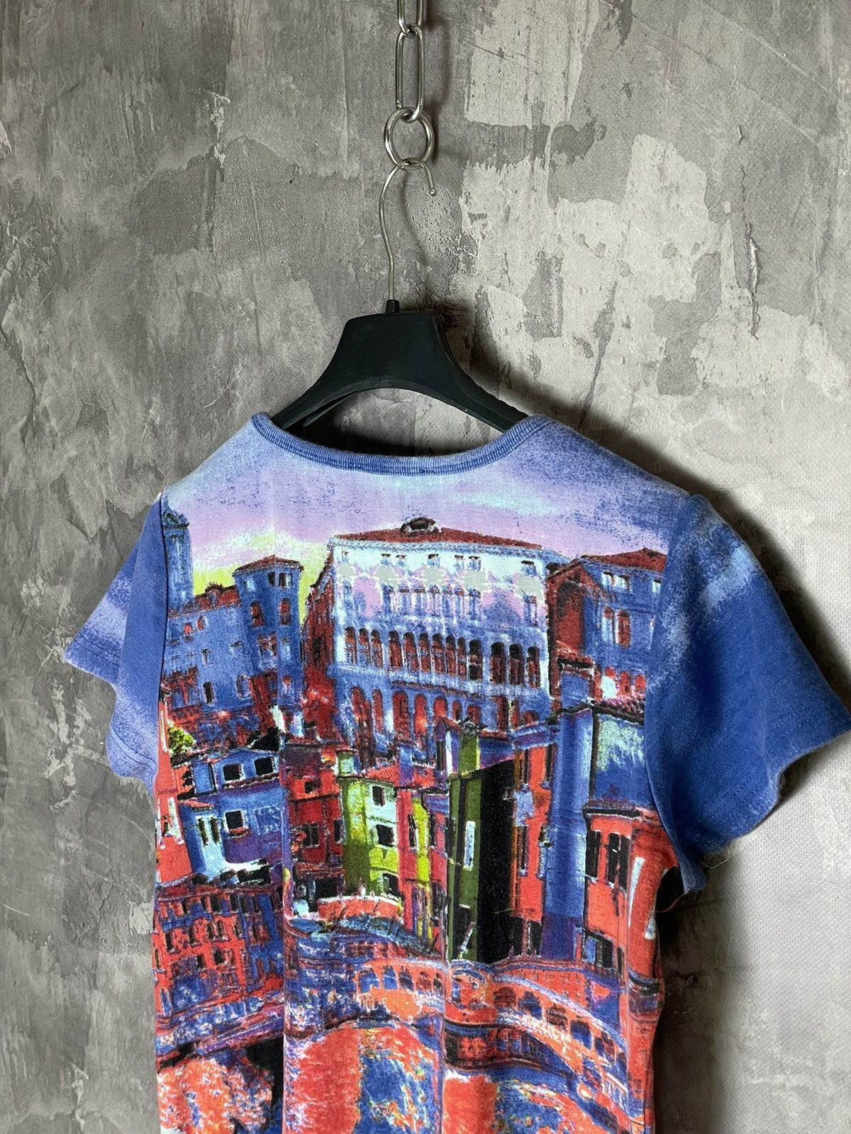 Japanese Brand Avant Garde Y2K Art Rare Multicolour Sweater Short Sleeve Size M / US 6-8 / IT 42-44 - 8 Thumbnail