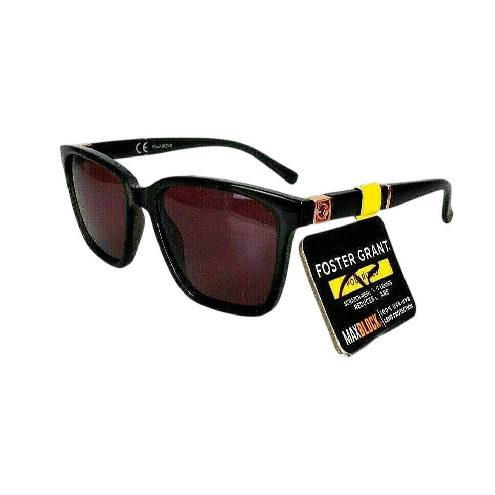 Foster Grant Foster Grant Womens Polarized Sunglasses Black Frame With UV Size ONE SIZE - 1 Thumbnail