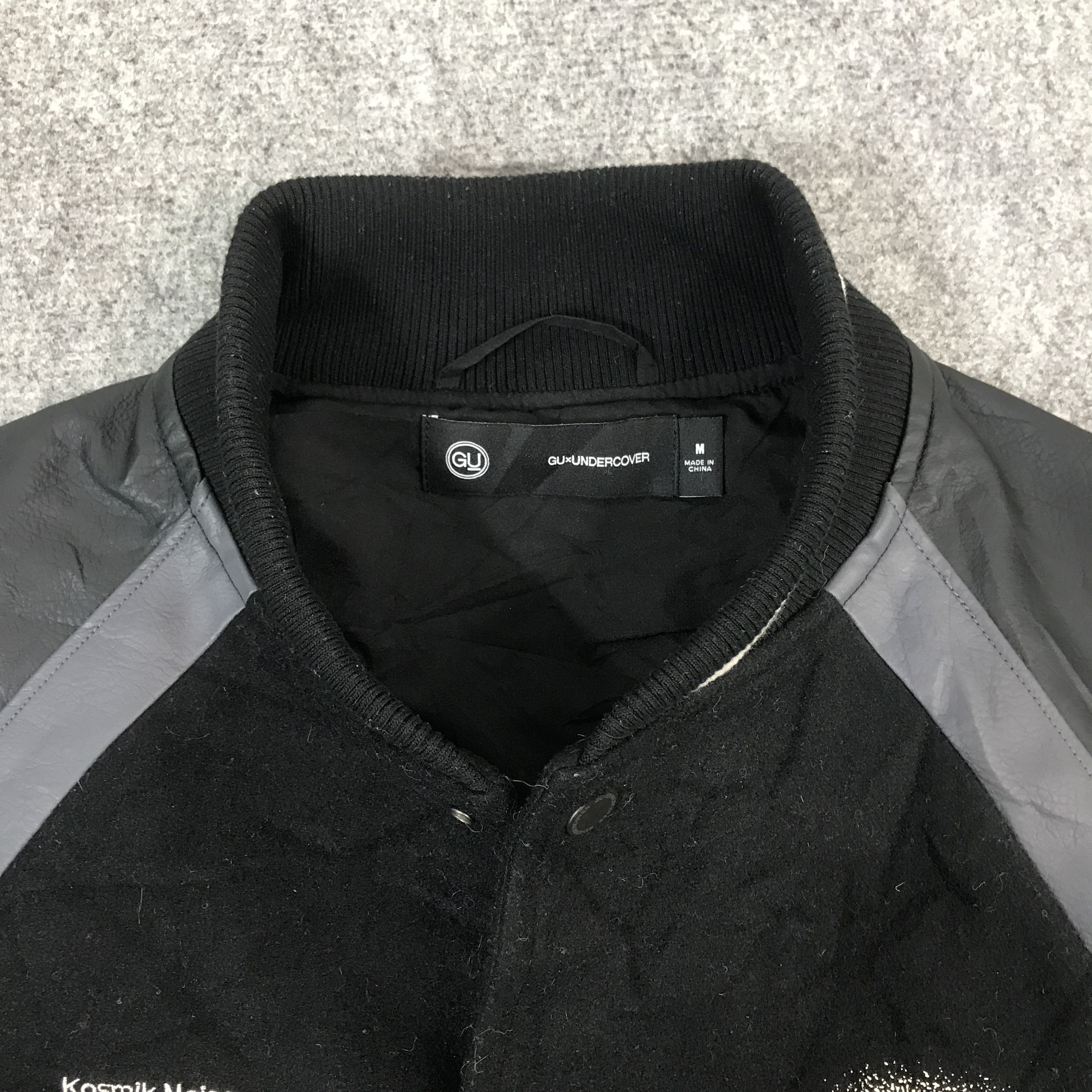GU × Undercover Undercover x Gu Varsity kosmik noise snap Button jacket Size US M / EU 48-50 / 2 - 8 Thumbnail