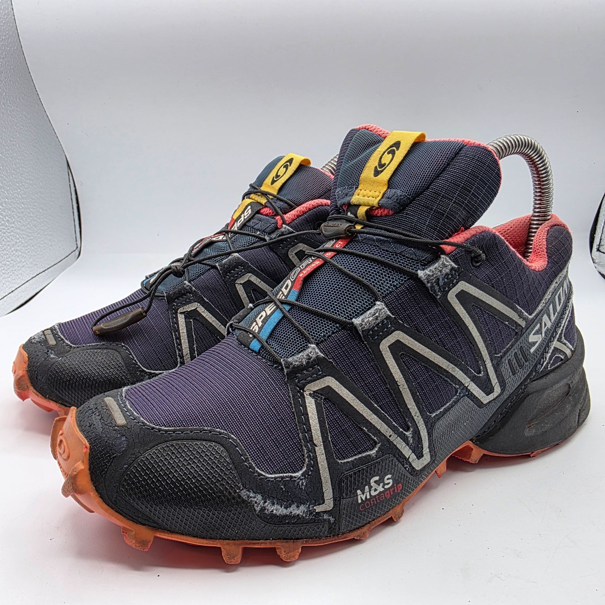 Salomon Salomon Speedcross 3 Womens Size 6 Black Pink Trail Running Size US 6 / IT 36 - 3 Thumbnail