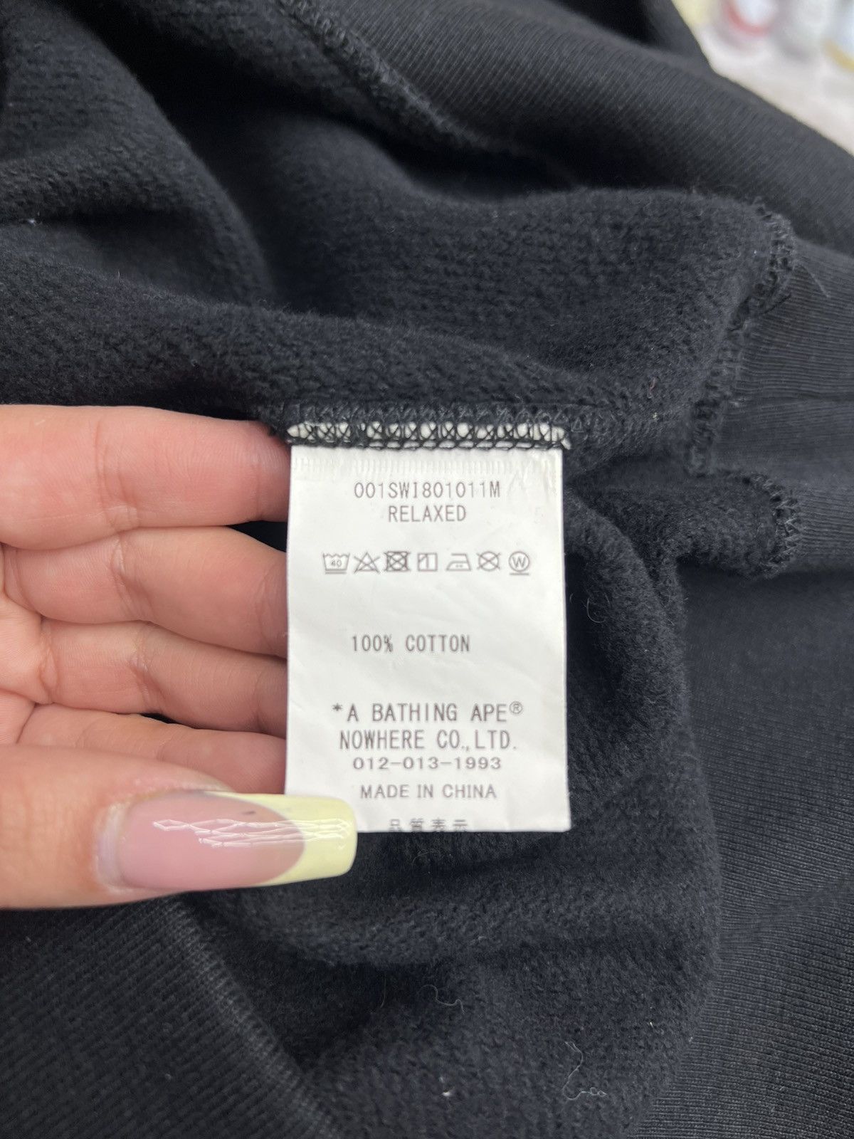 Bape Bape Black Crew Neck Size US XL / EU 56 / 4 - 11 Thumbnail