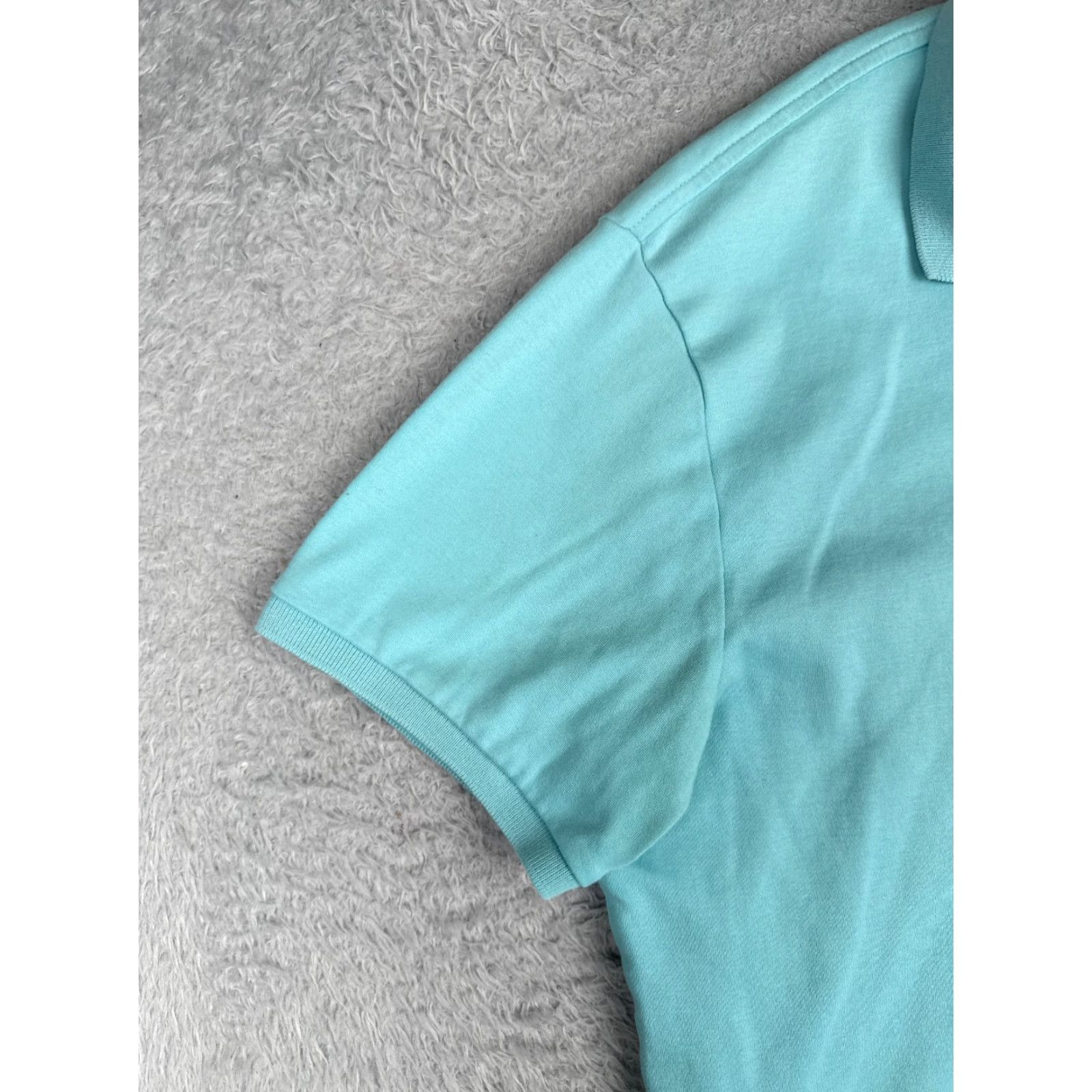 Ralph Lauren VINTAGE Polo Ralph Lauren Polo Shirt Men XL Blue Cotton Slim Fit Short Sleeve Polo Shirt Mens Blue Polo Ralph Lauren Shirt XL Size US XL / EU 56 / 4 - 3 Thumbnail