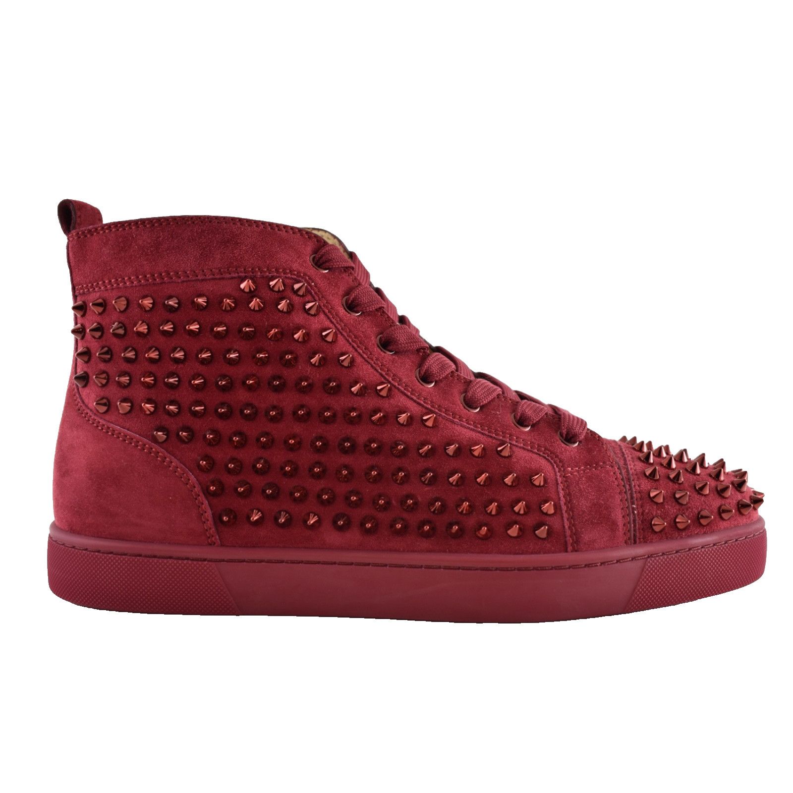 Christian Louboutin Christian Louboutin Men Louis Flat Spike Sanguine Red High Size US 10.5 / EU 43-44 - 1 Thumbnail