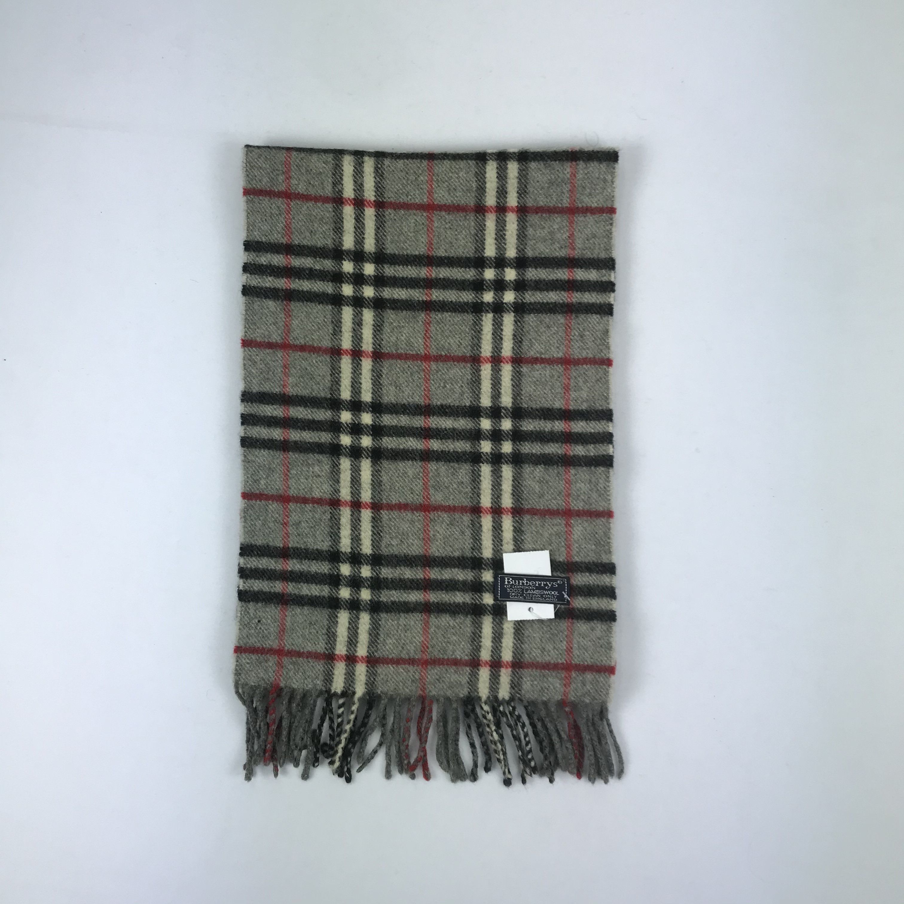 Burberry × Vintage Vintage Burberry Scarf Muffler Wool Cashmere Scarves Size ONE SIZE - 2 Thumbnail