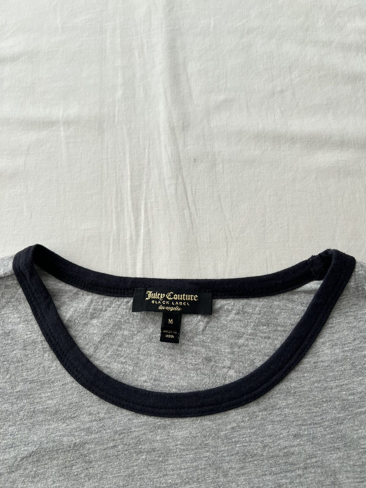 Juicy Couture Juicy Couture Black Label Women Gray T-shirt Size M / US 6-8 / IT 42-44 - 8 Thumbnail