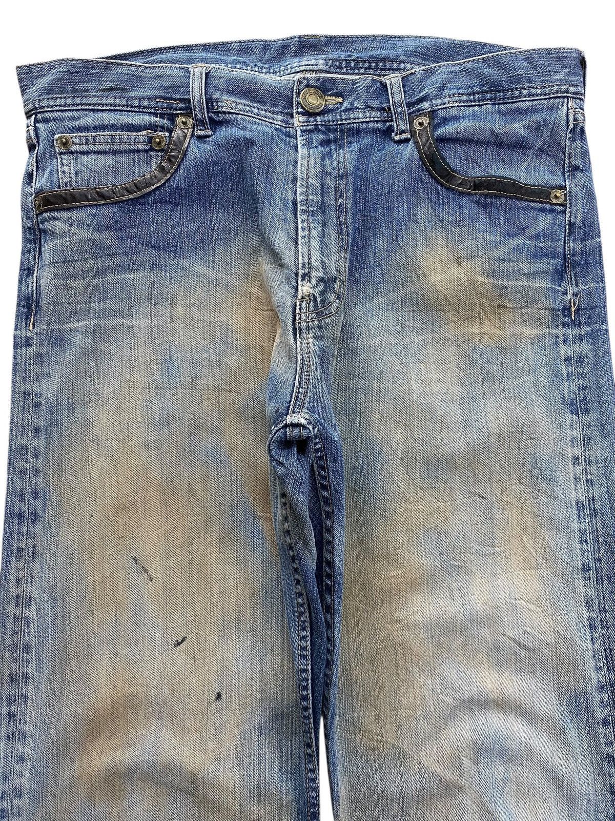 Japanese Brand Japanese Brand Mud Wash Style Straight Leg Jeans Size US 34 / EU 50 - 2 Thumbnail