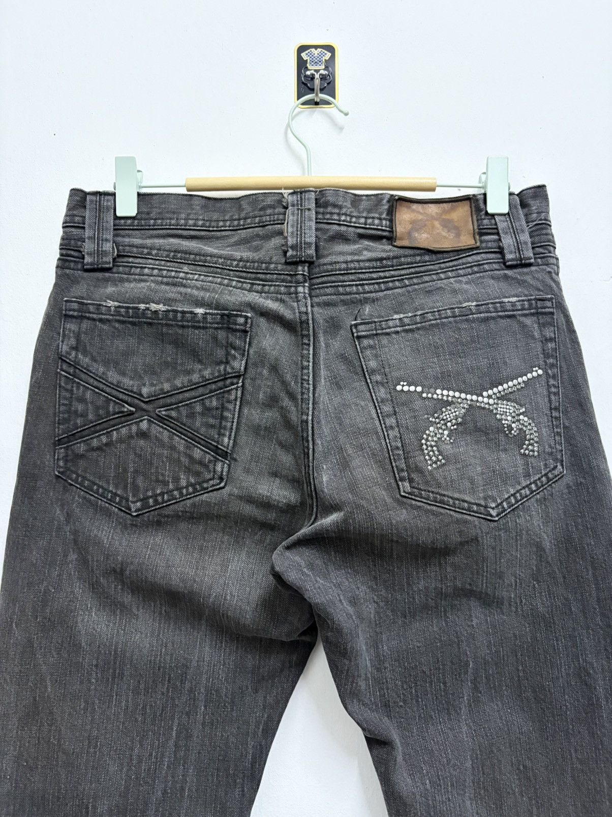 If Six Was Nine 2000’s Roar Japanese Brand / Avant Garde L.G.B Denim Jeans Size US 30 / EU 46 - 4 Thumbnail
