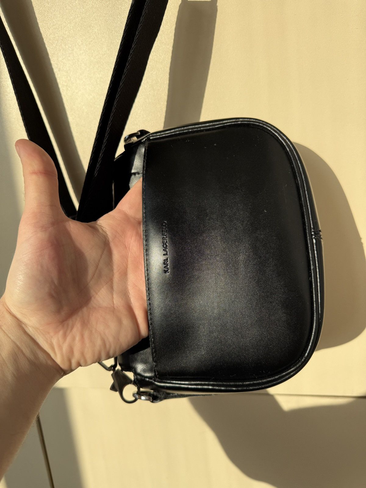 Karl Lagerfeld Karl Lagerfeld Leather Bag Crossbody Size ONE SIZE - 14 Thumbnail