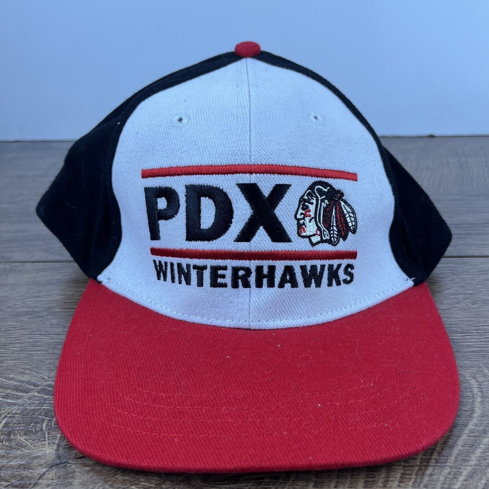 Other Portland Winterhawks PDX Hat Snapback Red Adjustable Hat Adu Size ONE SIZE - 1 Thumbnail
