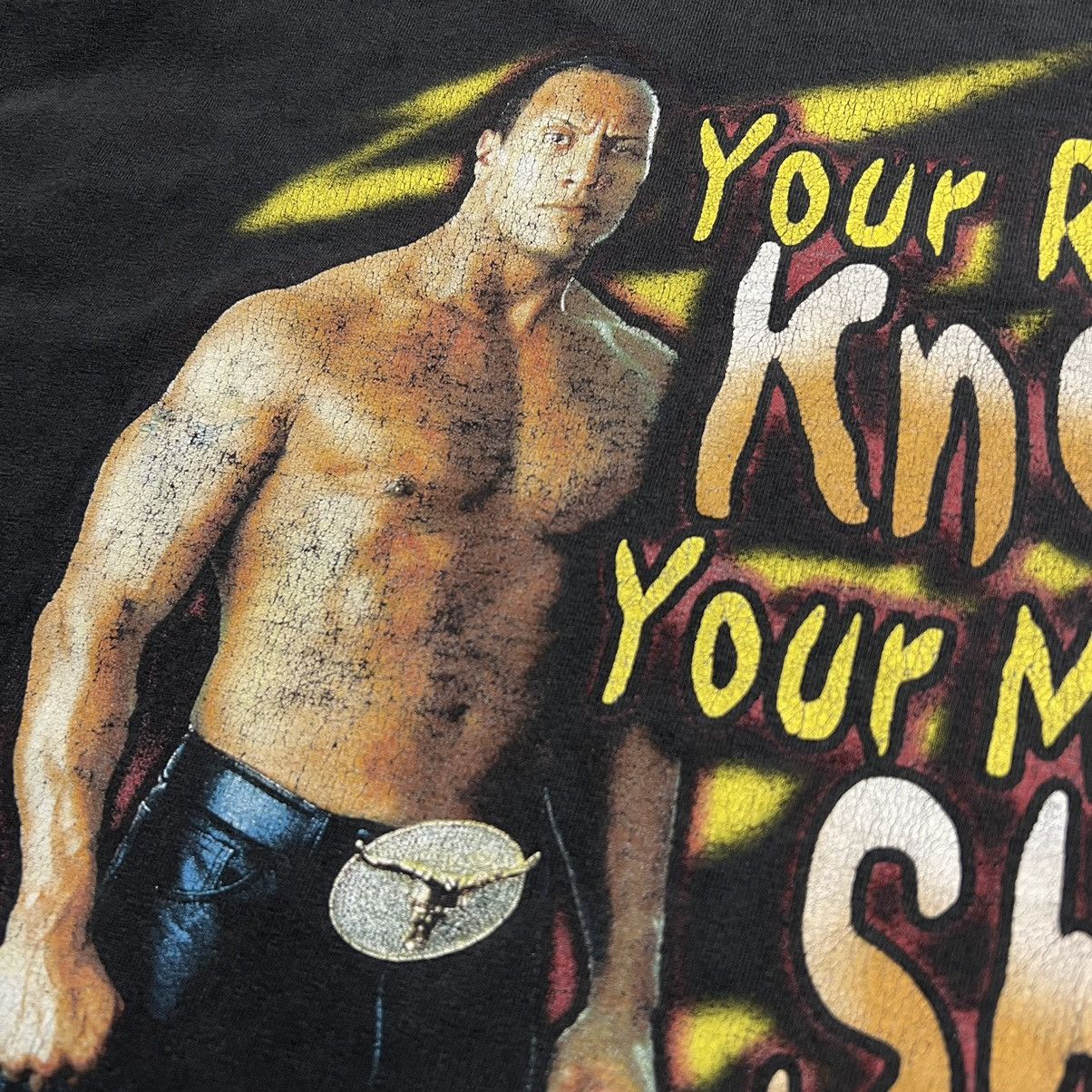 Vintage × WWE Vintage The Rock WWE Your Role Know It Your Mouth Shut It Size US XL / EU 56 / 4 - 6 Thumbnail
