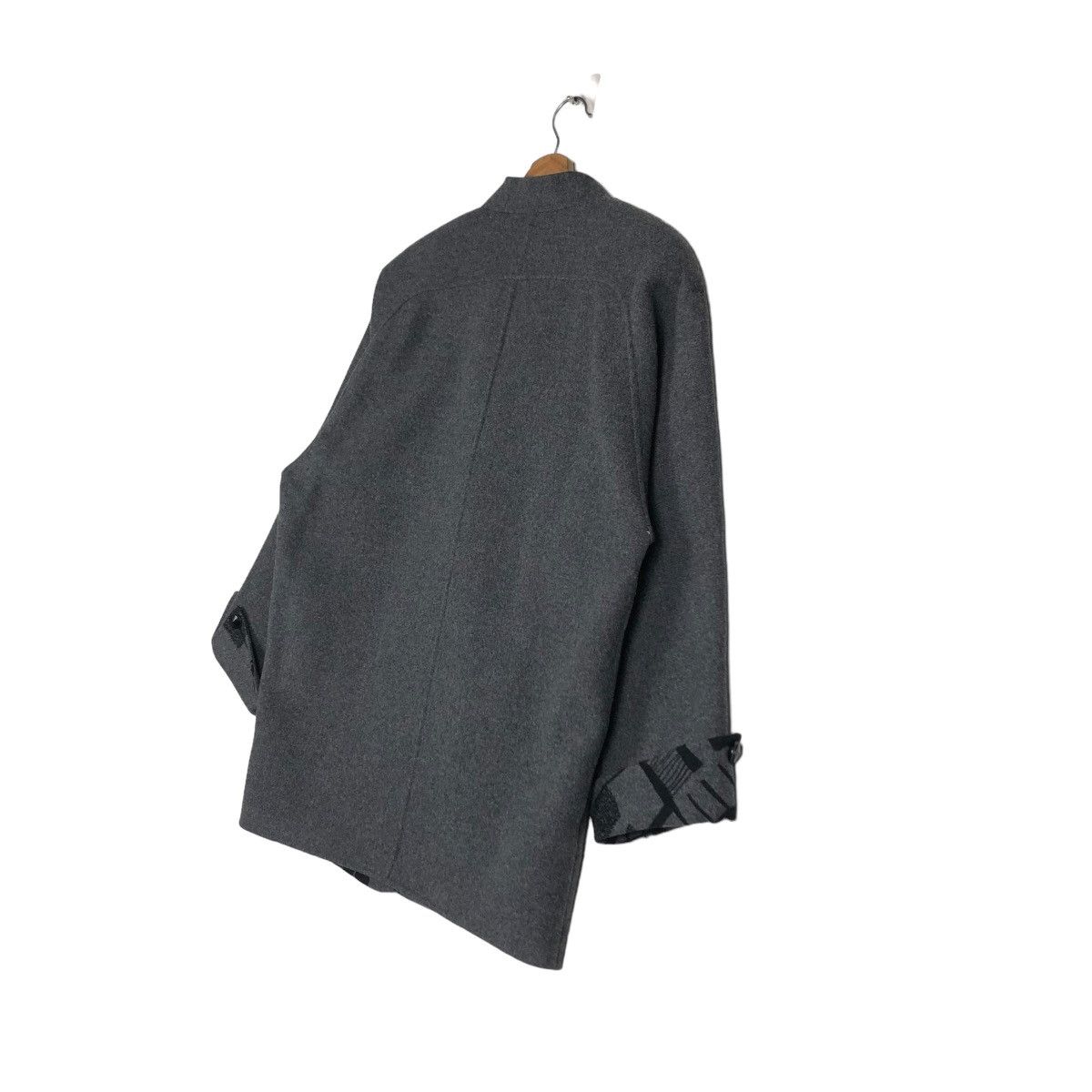 Designer × Japanese Brand × Louis Feraud 🔥WOOL JACKET OVER PRINT BLANKET LOUIS FERAUD PARIS Size US M / EU 48-50 / 2 - 11 Thumbnail