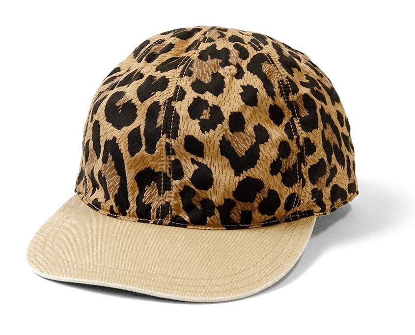 Kapital Kapital Cotton Herringbone Leopard Pattern baseball cap hat Size ONE SIZE - 1 Thumbnail