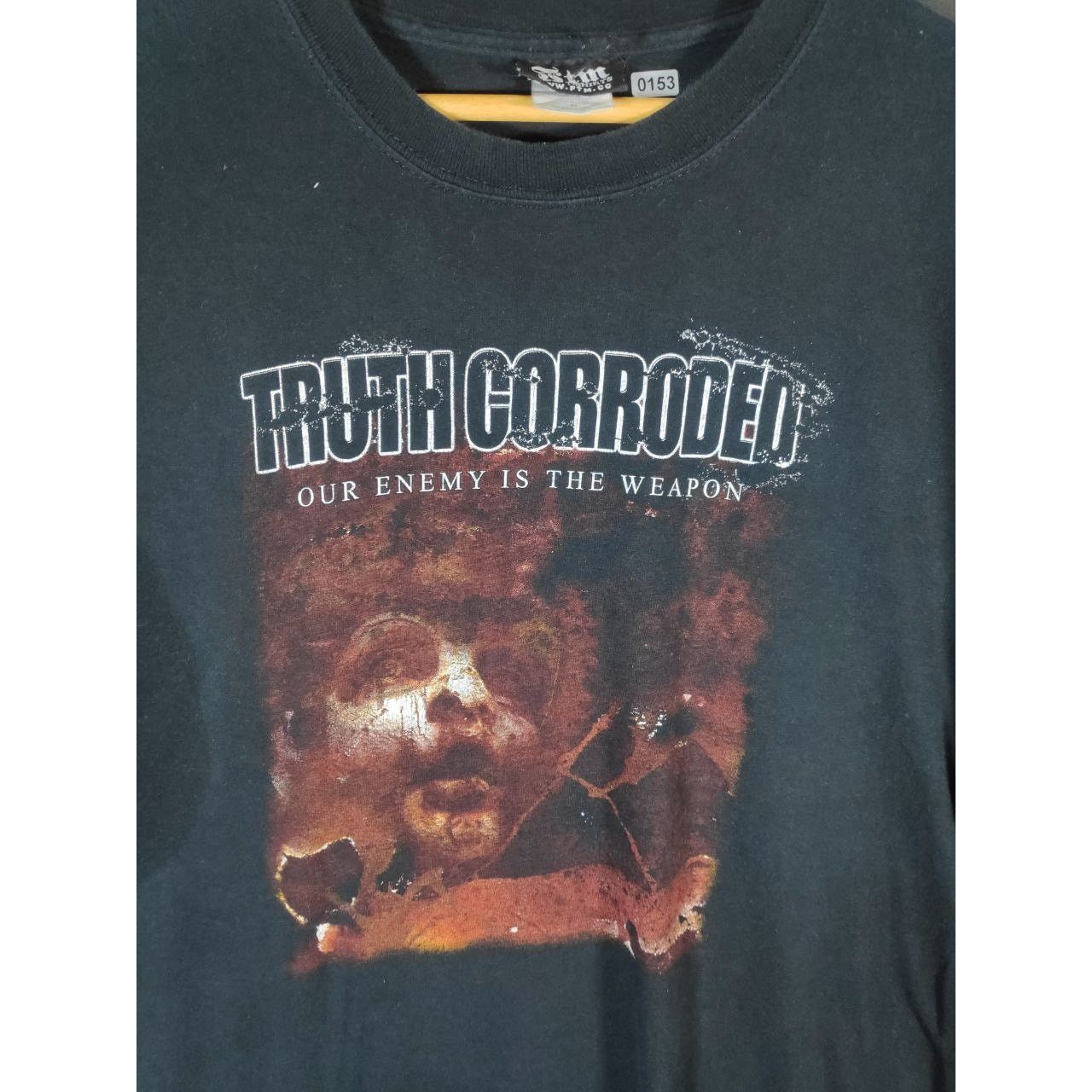 Band Tees Truth Corroded Enemy Is The Weapon Trash Death Metal Band Size US XL / EU 56 / 4 - 3 Thumbnail