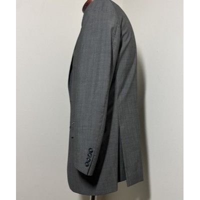 Peter Millar Peter Millar Sport Coat Mens 40R Gray Micro Herringbone Wool Size 40R - 2 Thumbnail