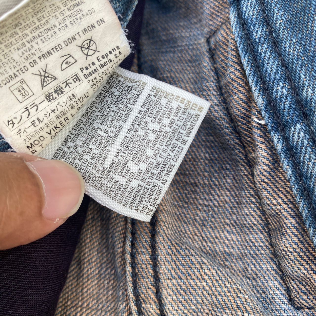Diesel Vintage Diesel Industry Distressed Denim Size US 30 / EU 46 - 15 Thumbnail