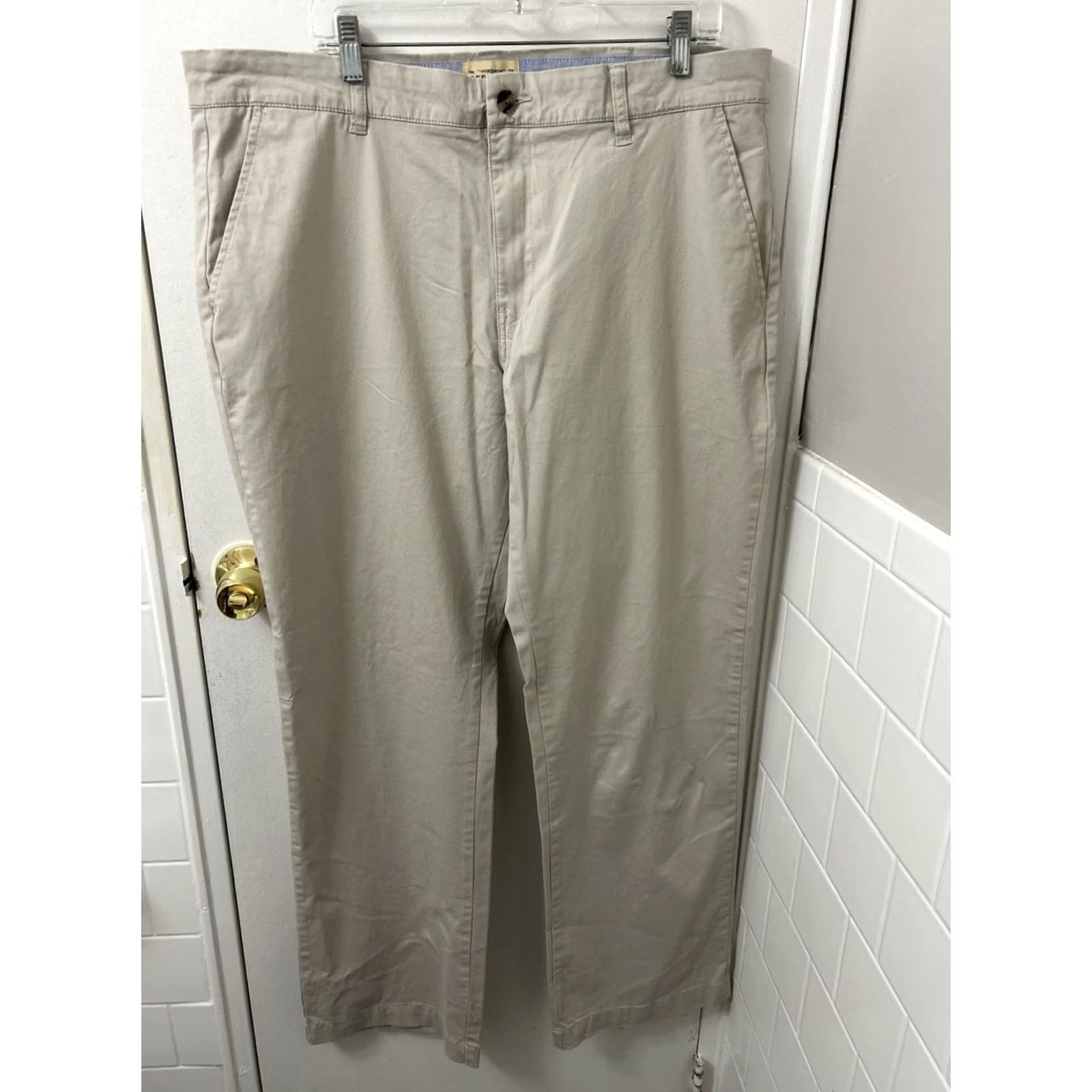 CO VINTAGE not applicable RedHead Brand Co Chino Pants Mens 40x34 Tan Khaki Straight Leg YKK Stretch NWT Size US 40 / EU 56 - 6 Thumbnail