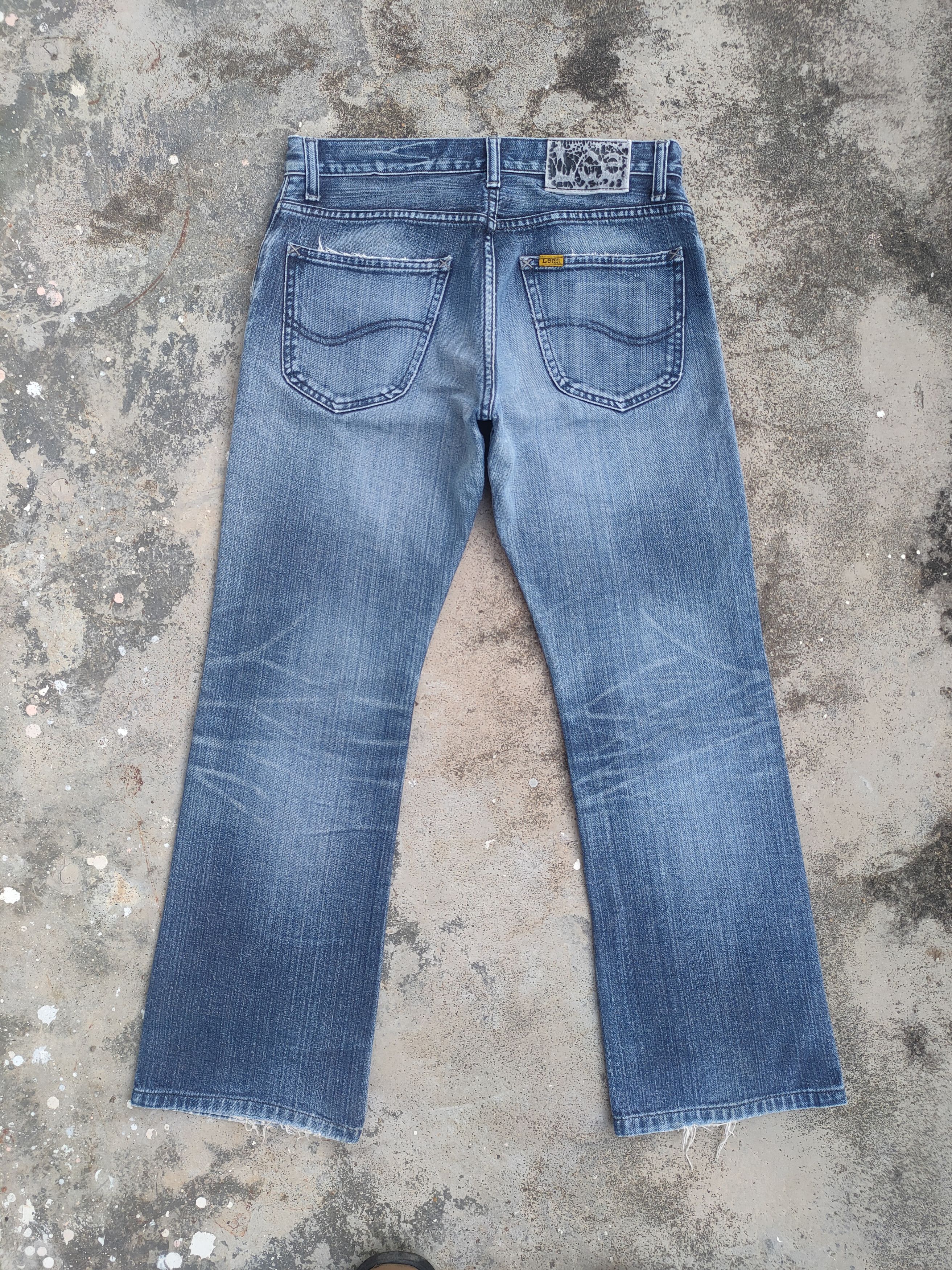 Lee VINTAGE LEE FLARE FADED JEANS DENIM PANTS Size US 31 - 7 Thumbnail