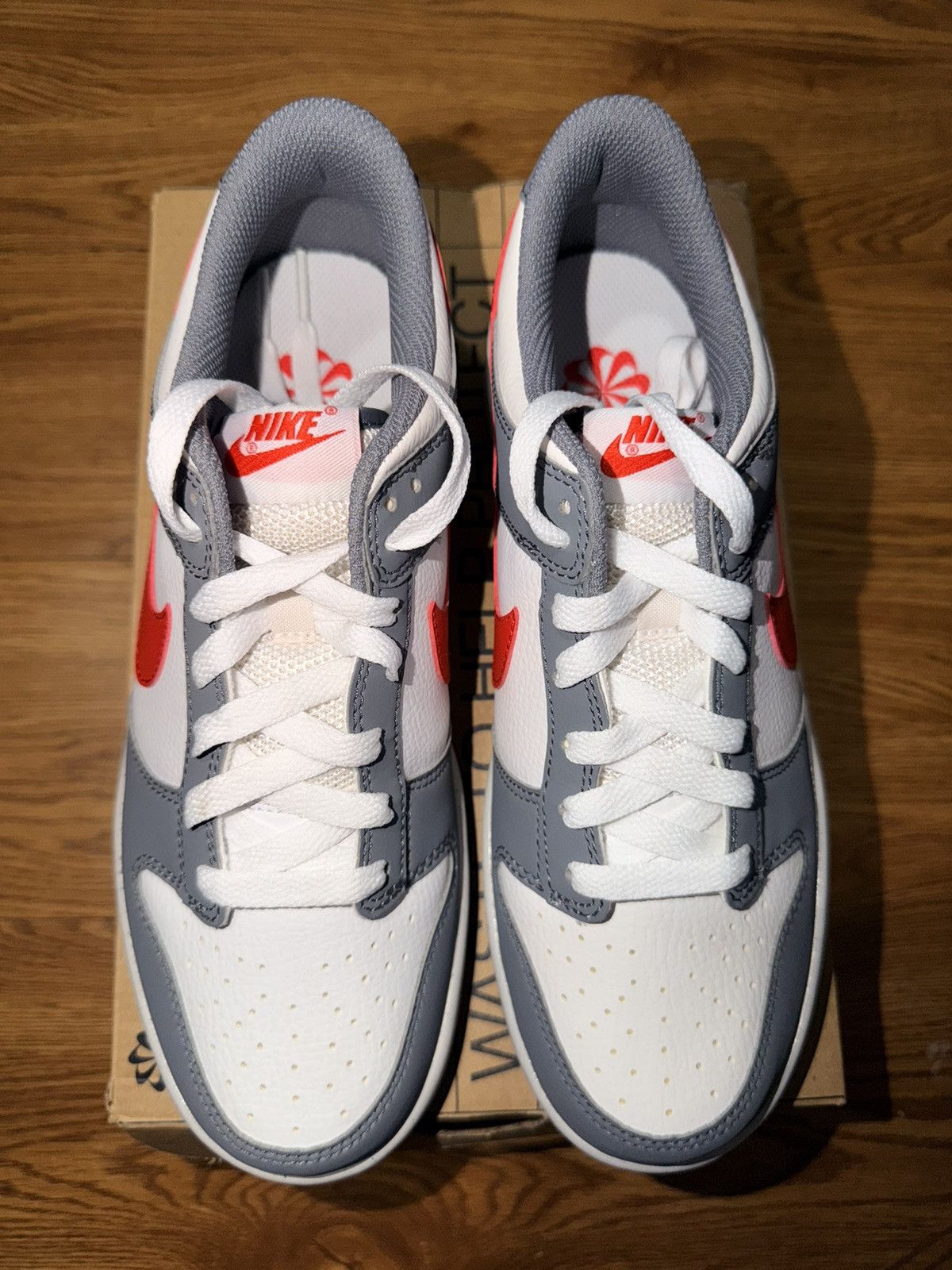 Nike Nike Dunk Low Next Nature Smoke Grey Light Crimson Sz 7Y Size US 7 / EU 40 - 3 Thumbnail